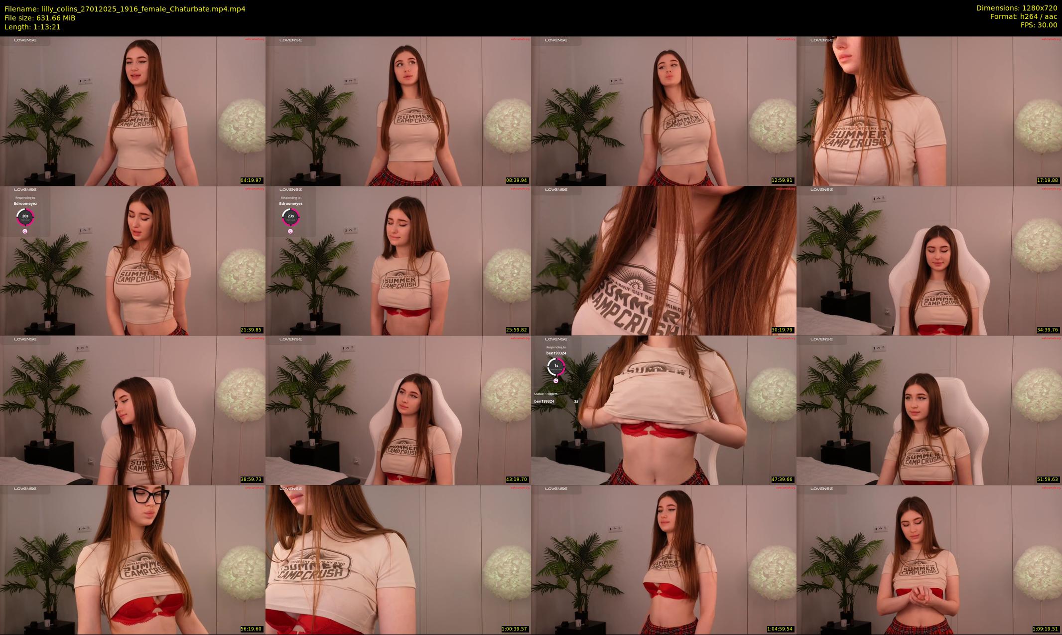 lilly_colins — 74 minute Chaturbate female cam show recording, 720p, Jan 27, 2025