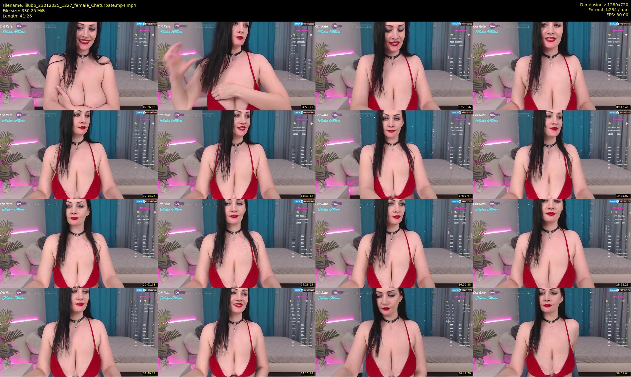 lilubb — 42 minute Chaturbate female cam show recording, 720p, Jan 23, 2025