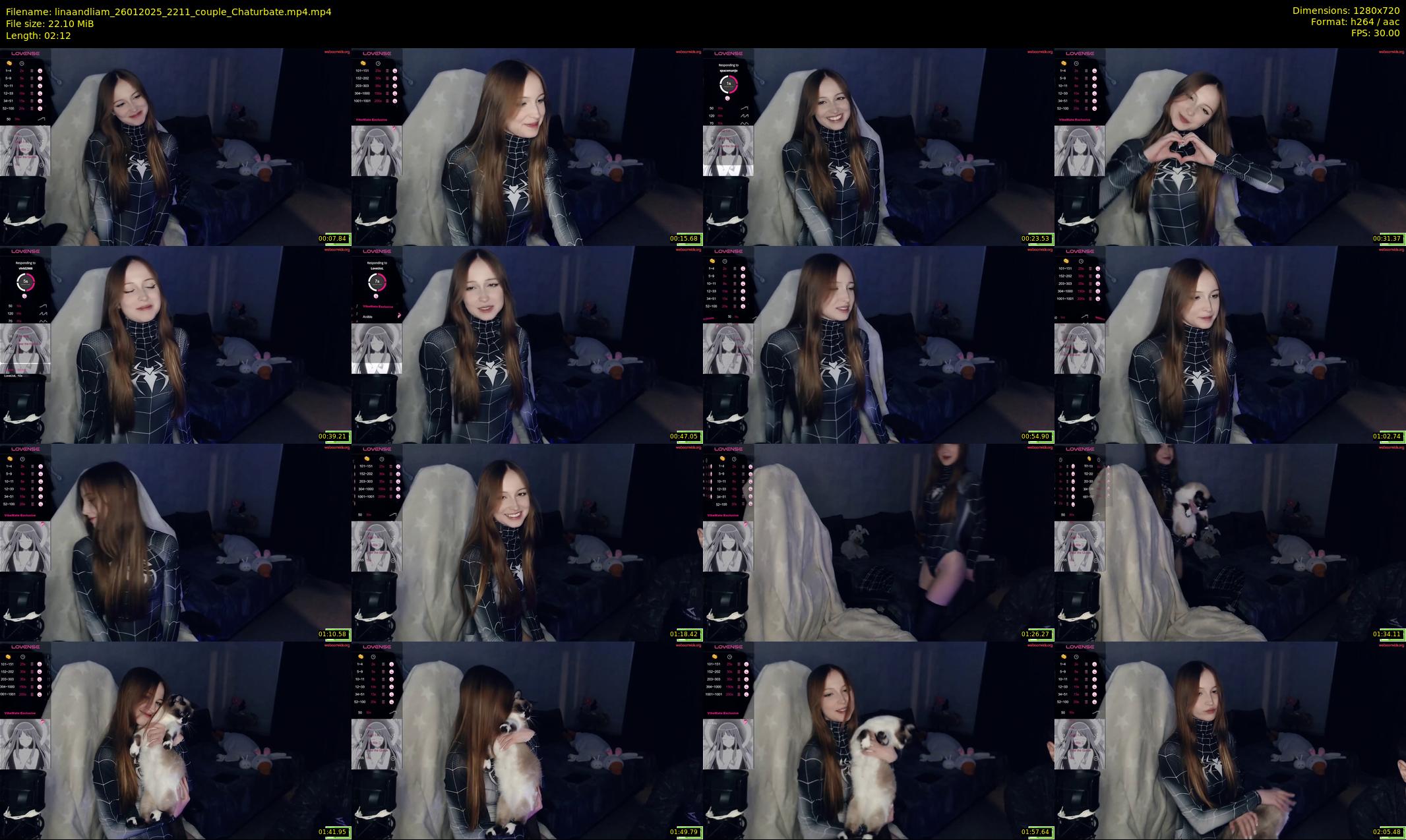 linaandliam — 3 minute Chaturbate couple cam show recording, 720p, Jan 26, 2025