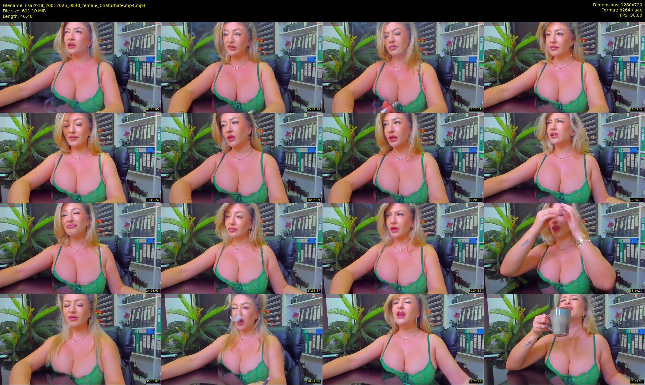 lisa2018 — 47 minute Chaturbate female cam show recording, 720p, Jan 26, 2025