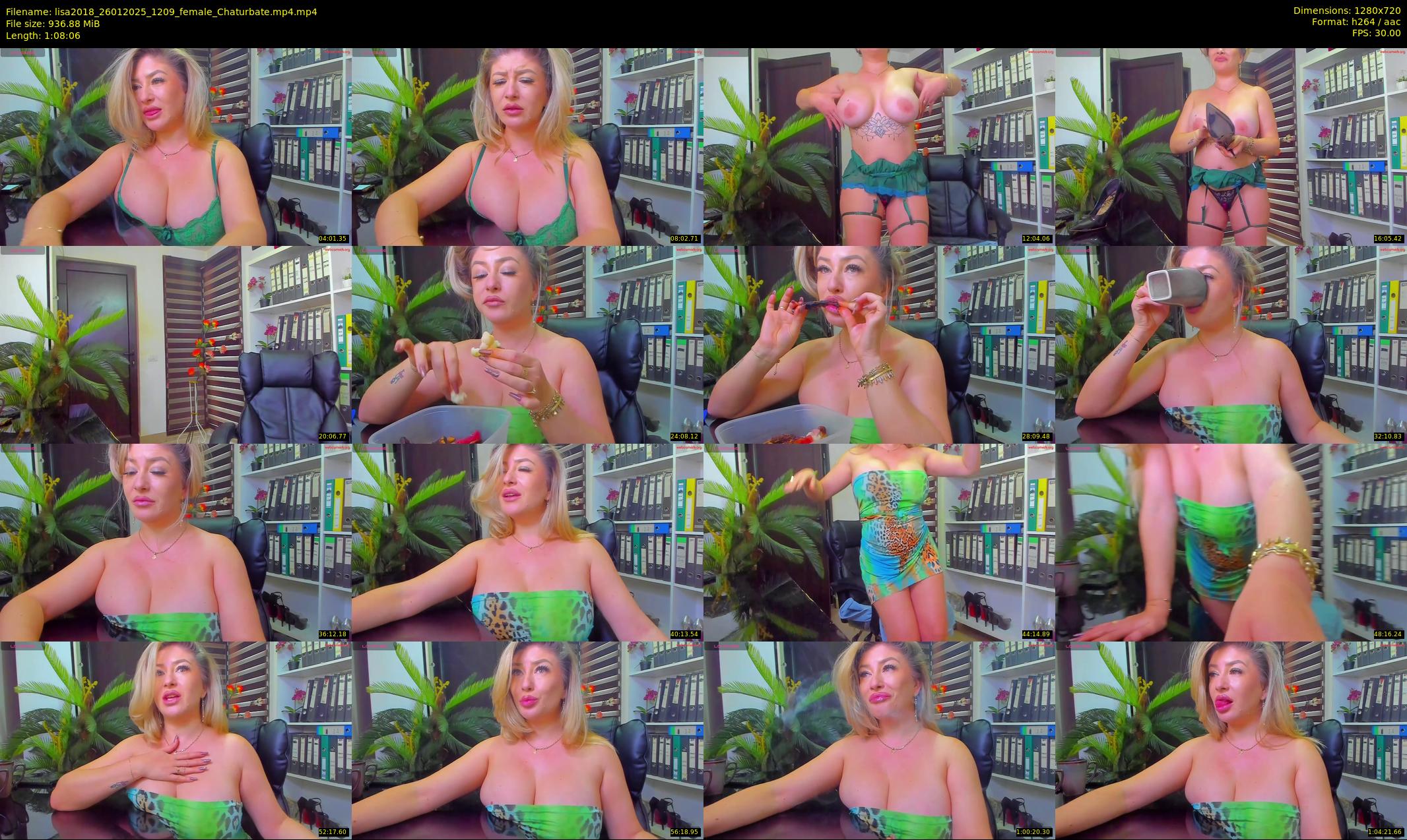 lisa2018 — 69 minute Chaturbate female cam show recording, 720p, Jan 26, 2025