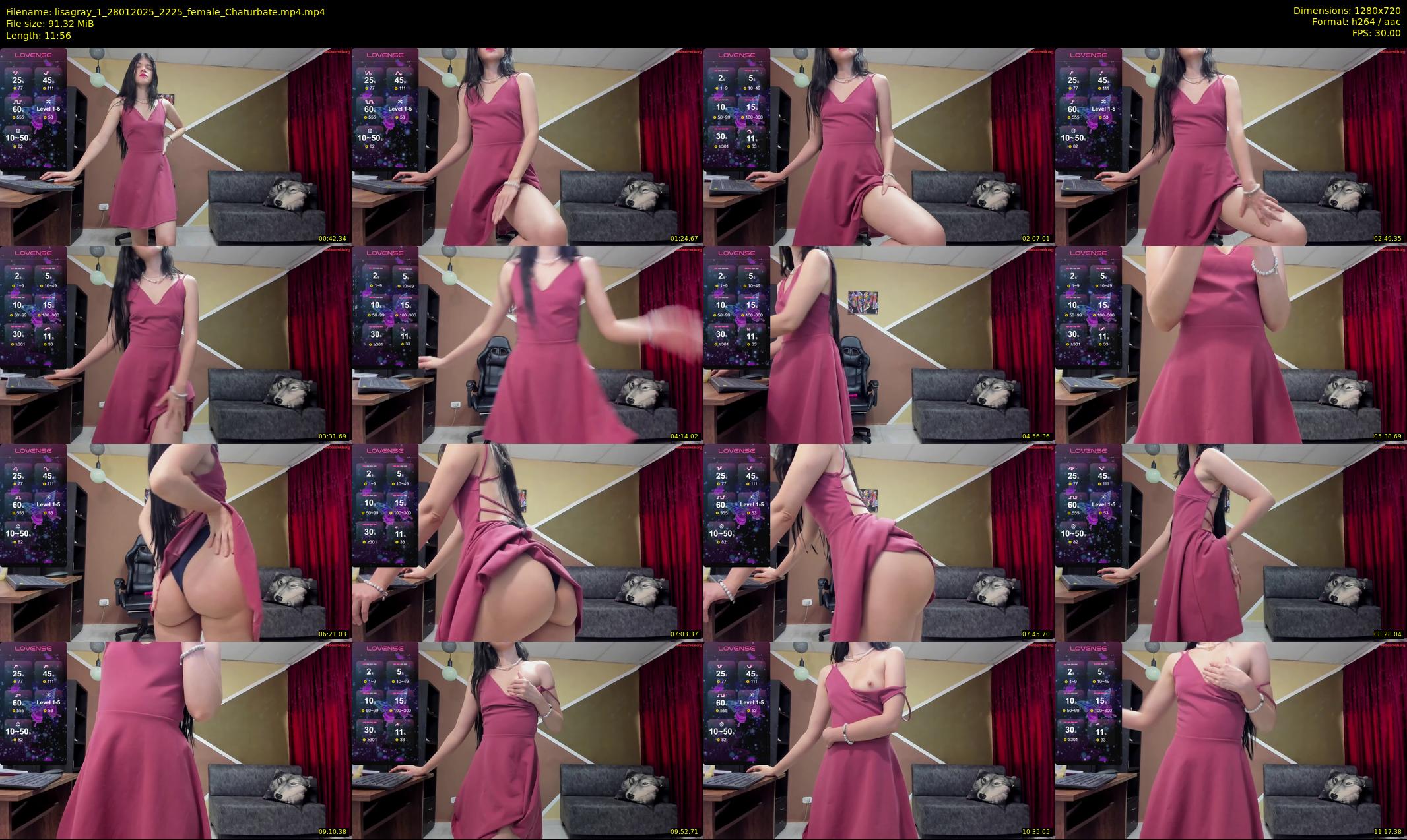 lisagray_1 — 12 minute Chaturbate female cam show recording, 720p, Jan 28, 2025