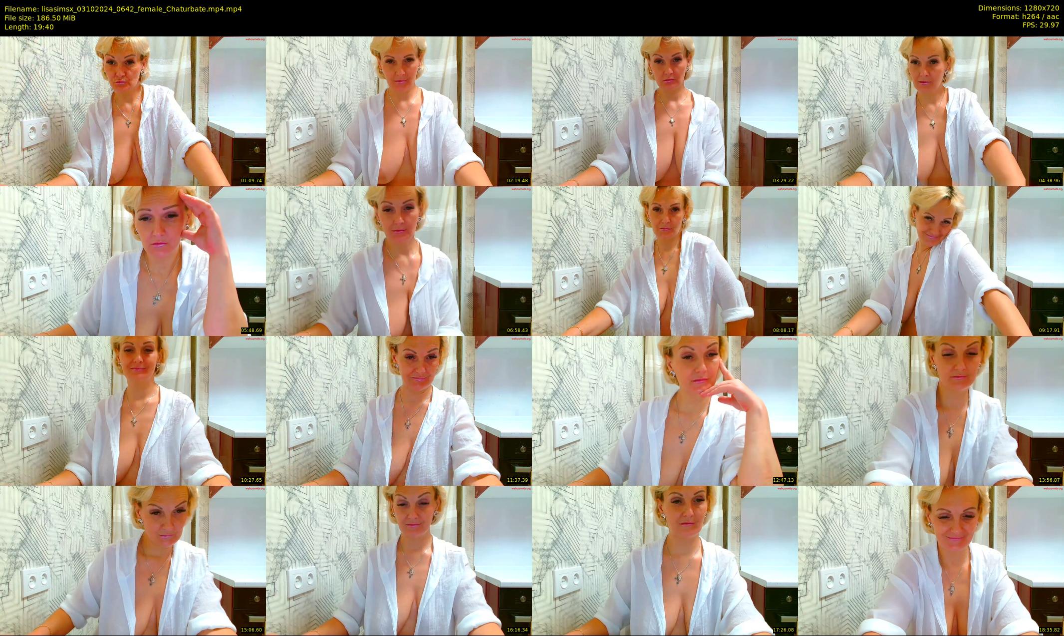 lisasimsx — 20 minute Chaturbate female cam show recording, 720p, Oct 3, 2024