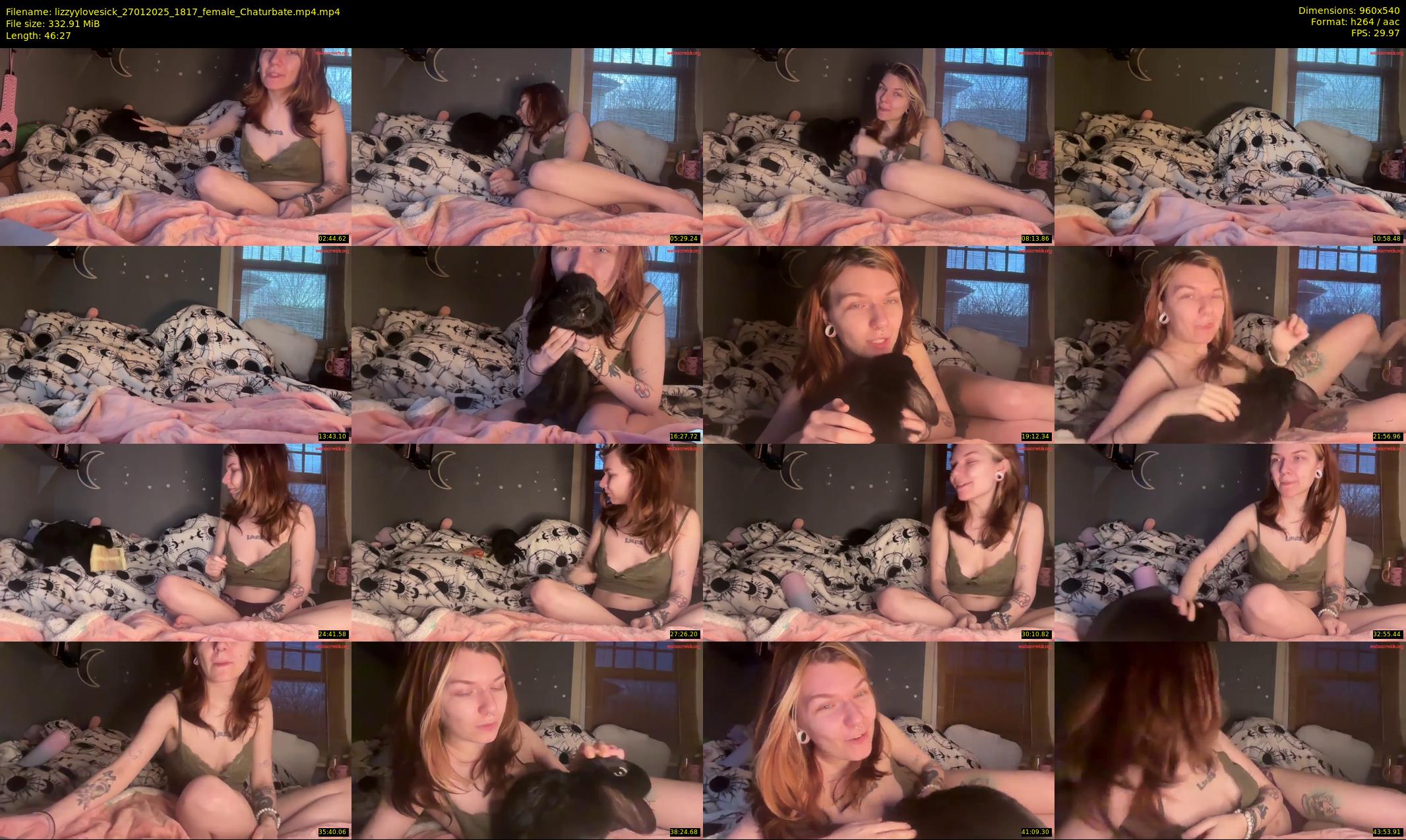 lizzyylovesick — 47 minute Chaturbate female cam show recording, 480p, Jan 27, 2025