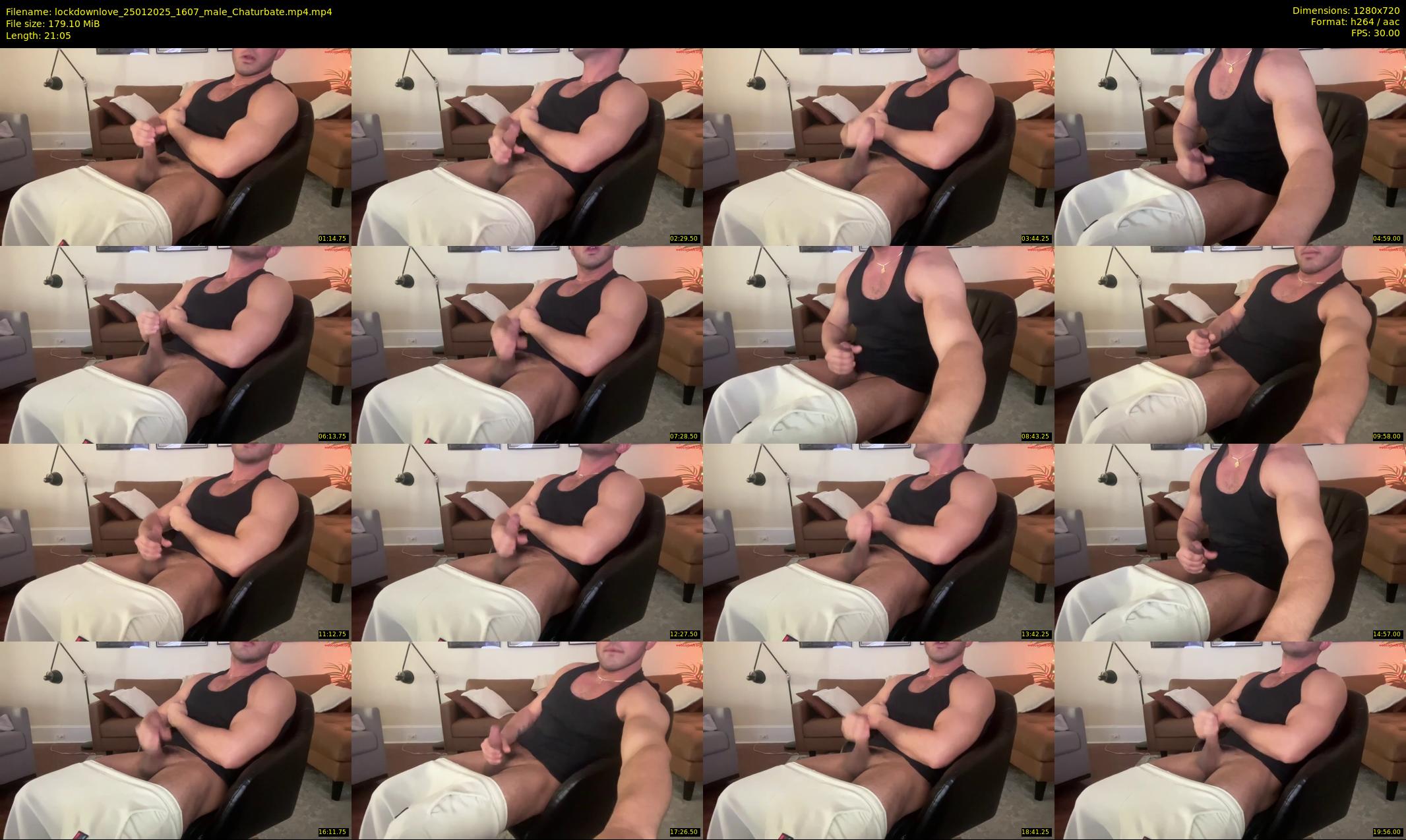 lockdownlove — 22 minute Chaturbate male cam show recording, 720p, Jan 25, 2025