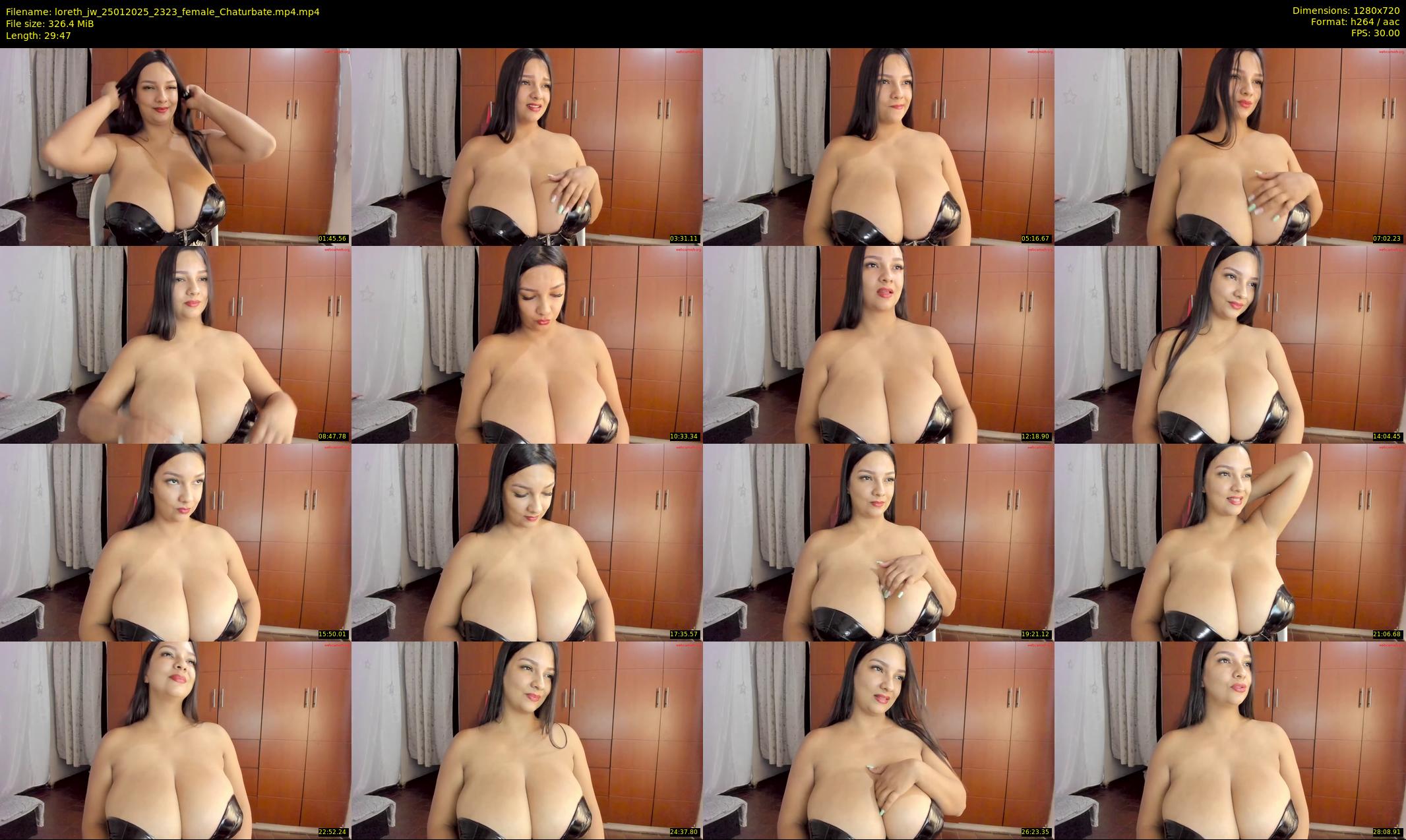 loreth_jw — 30 minute Chaturbate female cam show recording, 720p, Jan 25, 2025