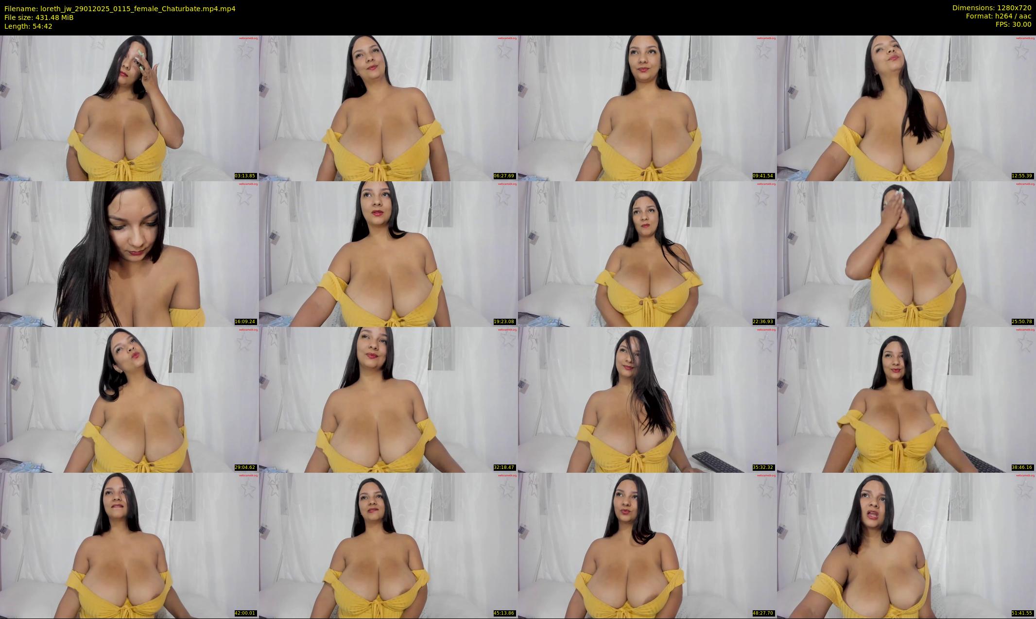 loreth_jw — 55 minute Chaturbate female cam show recording, 720p, Jan 29, 2025