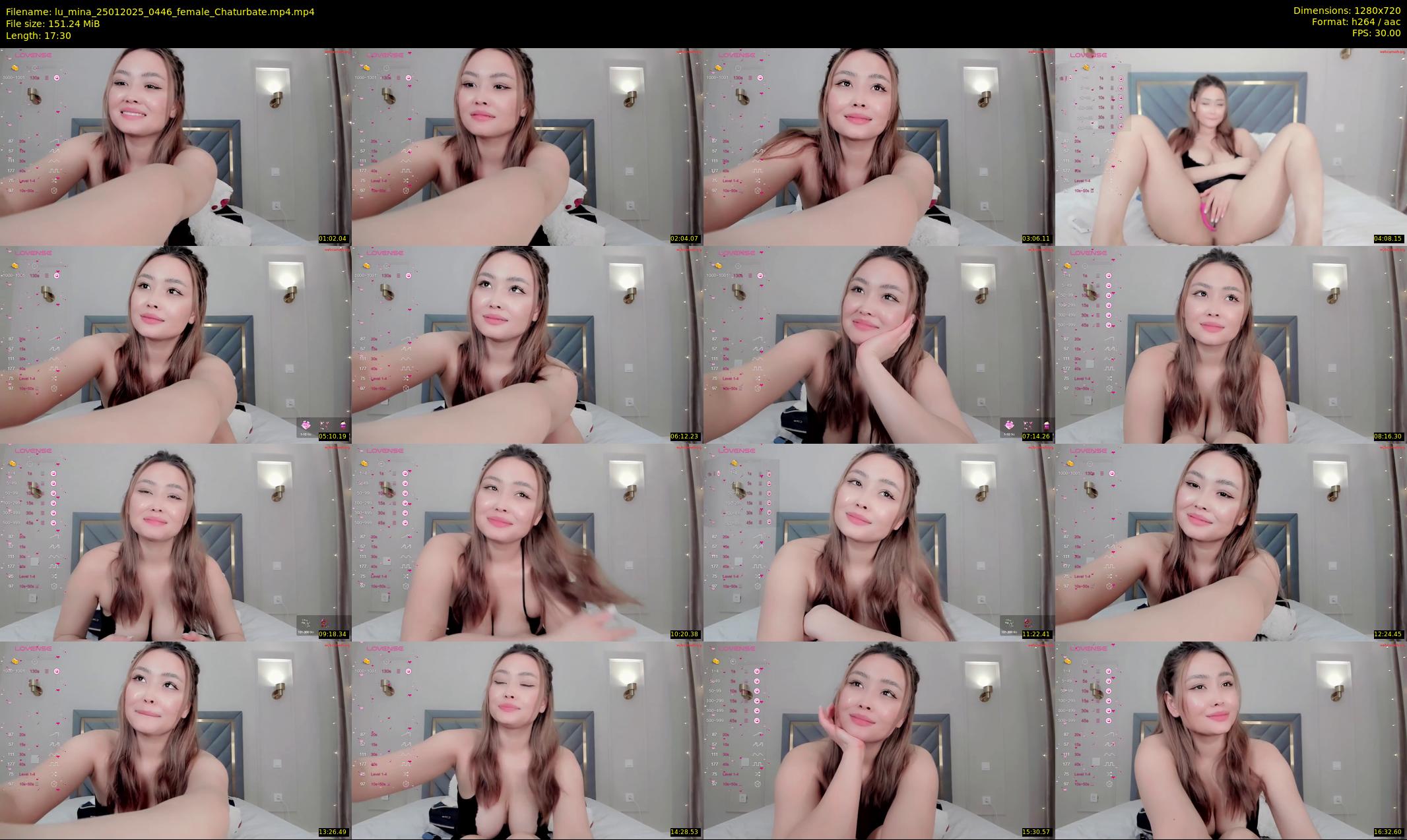 lu_mina — 18 minute Chaturbate female cam show recording, 720p, Jan 25, 2025
