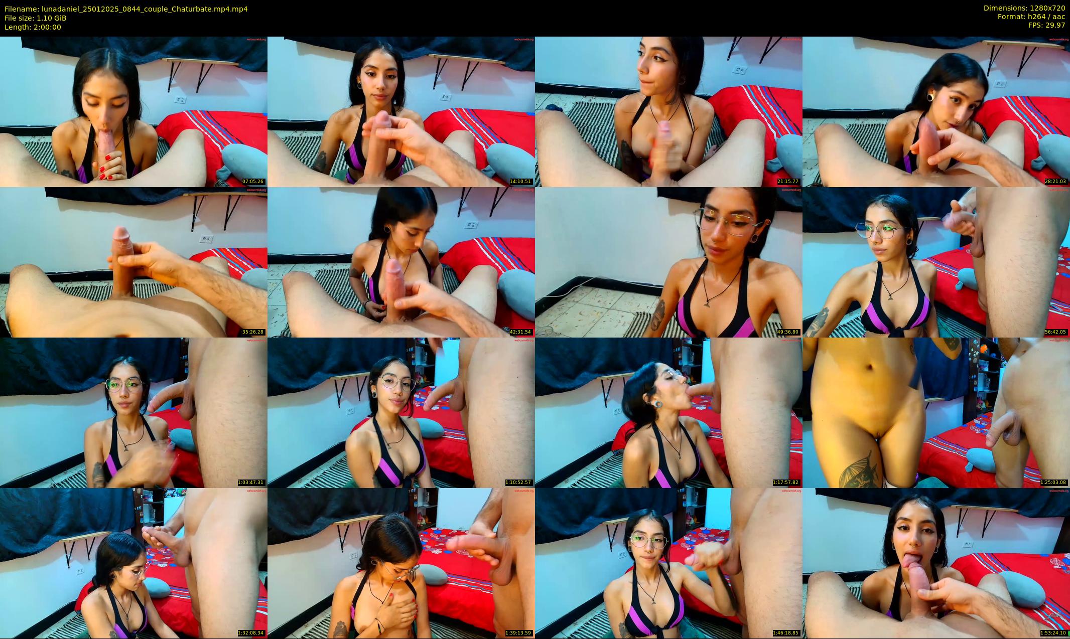 lunadaniel — 120 minute Chaturbate couple cam show recording, 720p, Jan 25, 2025