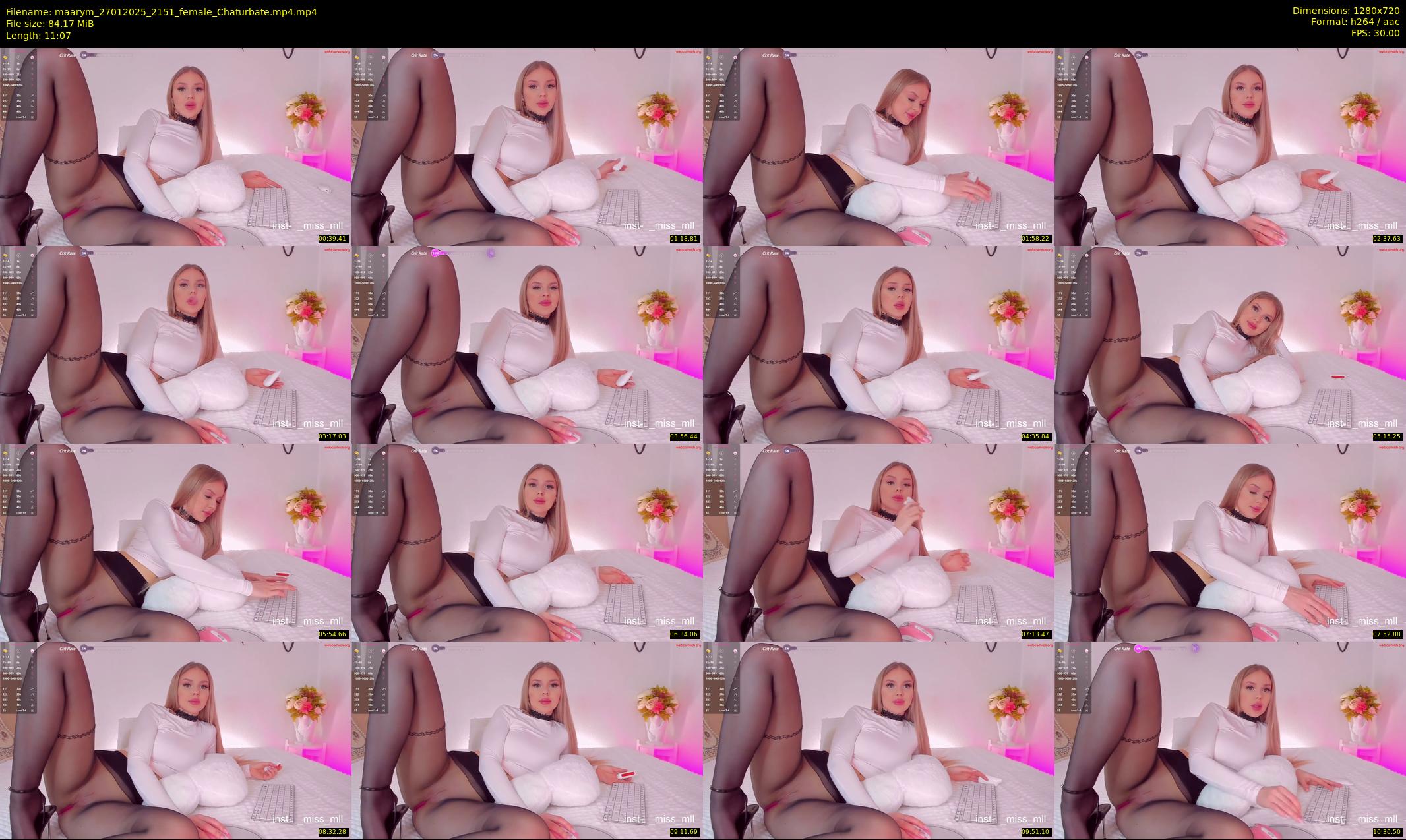 maarym — 12 minute Chaturbate couple cam show recording, 720p, Jan 27, 2025