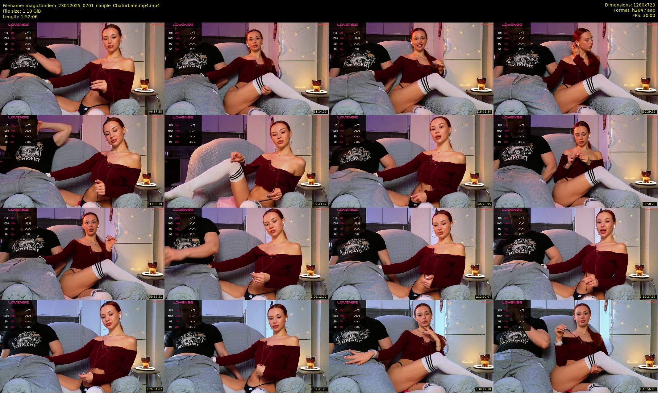 magictandem — 113 minute Chaturbate couple cam show recording, 720p, Jan 23, 2025