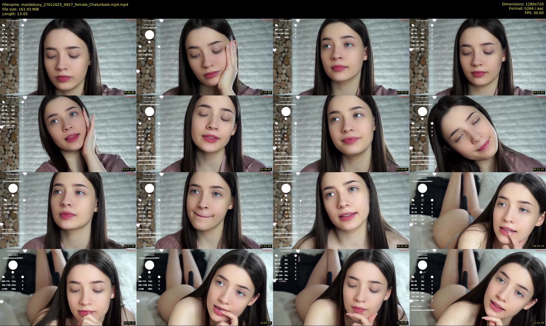 maidabuoy — 14 minute Chaturbate female cam show recording, 720p, Jan 27, 2025