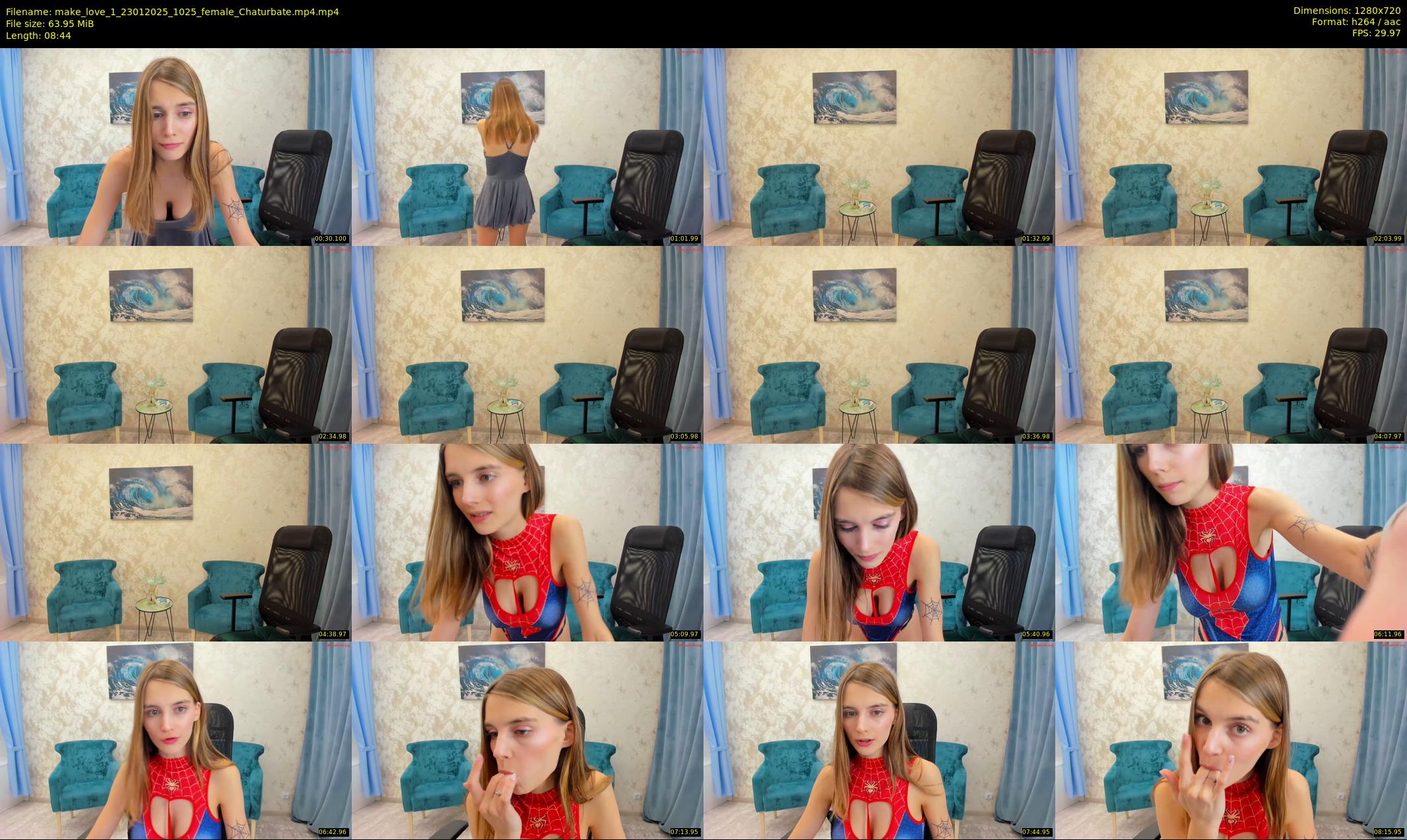 make_love_1 — 9 minute Chaturbate female cam show recording, 720p, Jan 23, 2025
