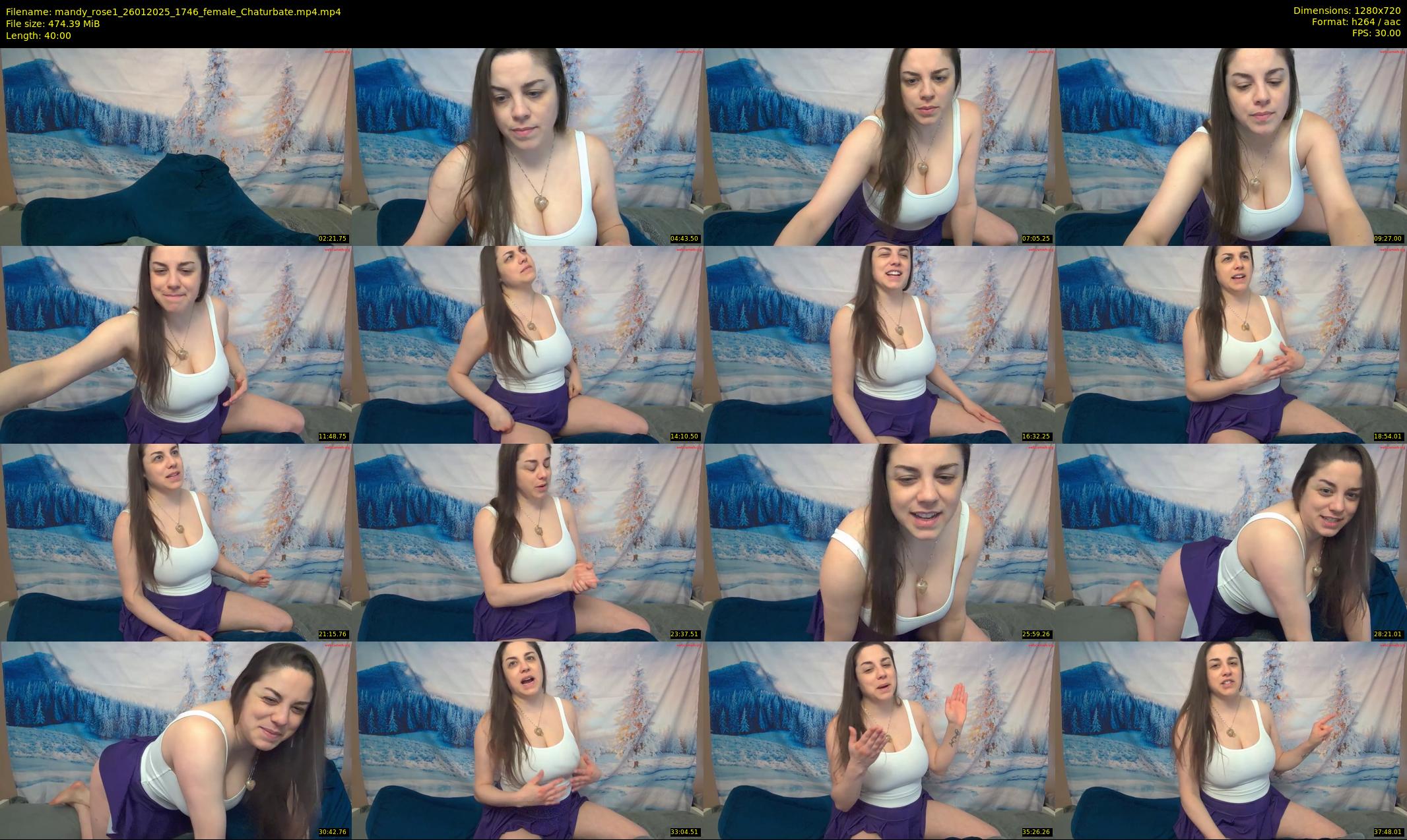 mandy_rose1 — 40 minute Chaturbate female cam show recording, 720p, Jan 26, 2025