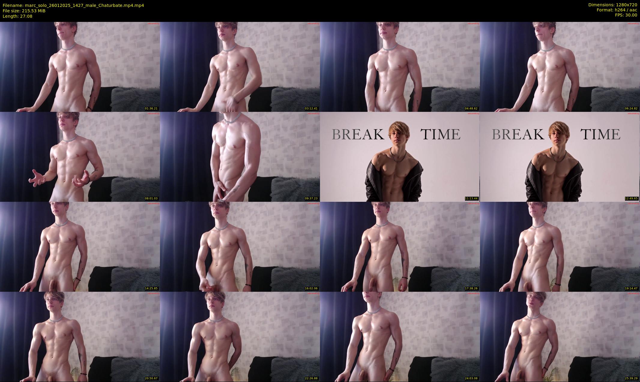 marc_solo — 28 minute Chaturbate male cam show recording, 720p, Jan 26, 2025