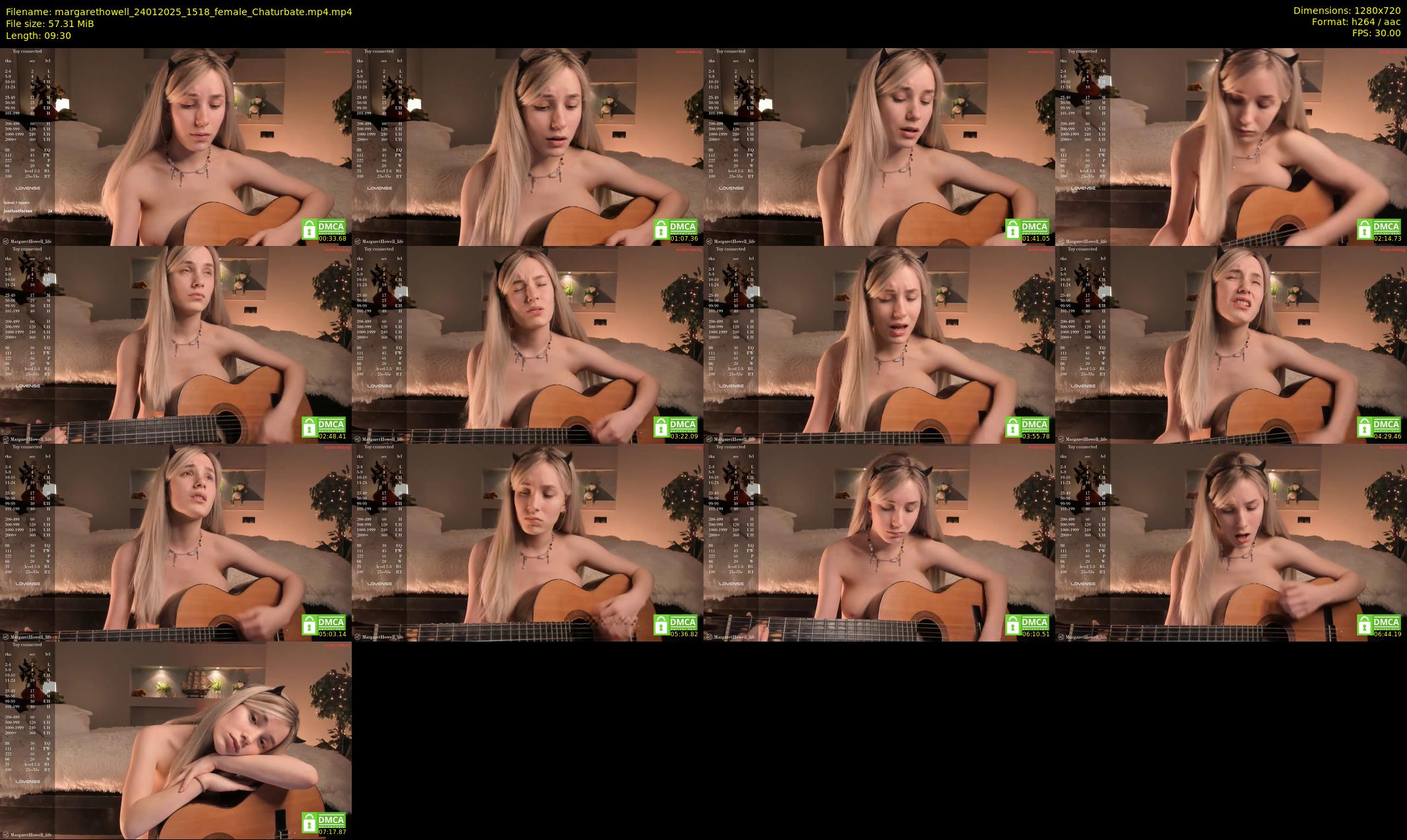 margarethowell — 10 minute Chaturbate female cam show recording, 720p, Jan 24, 2025