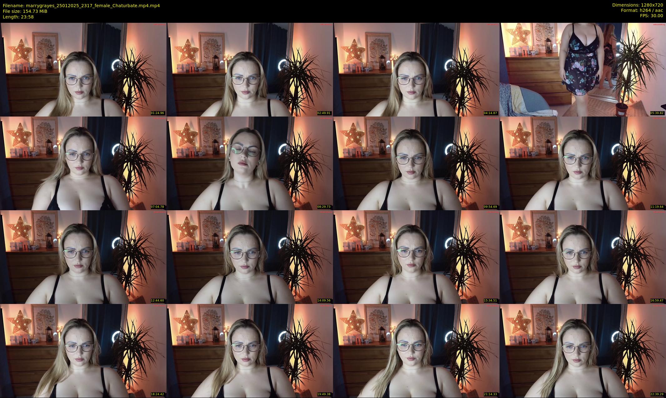 marrygrayes — 24 minute Chaturbate female cam show recording, 720p, Jan 25, 2025