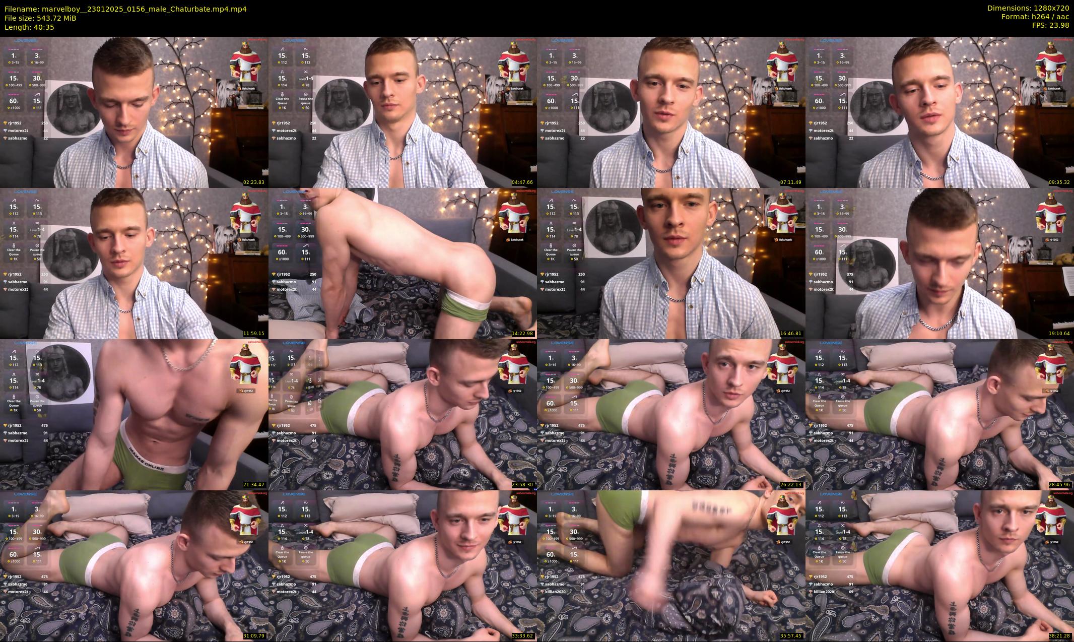 marvelboy_ — 41 minute Chaturbate male cam show recording, 720p, Jan 23, 2025