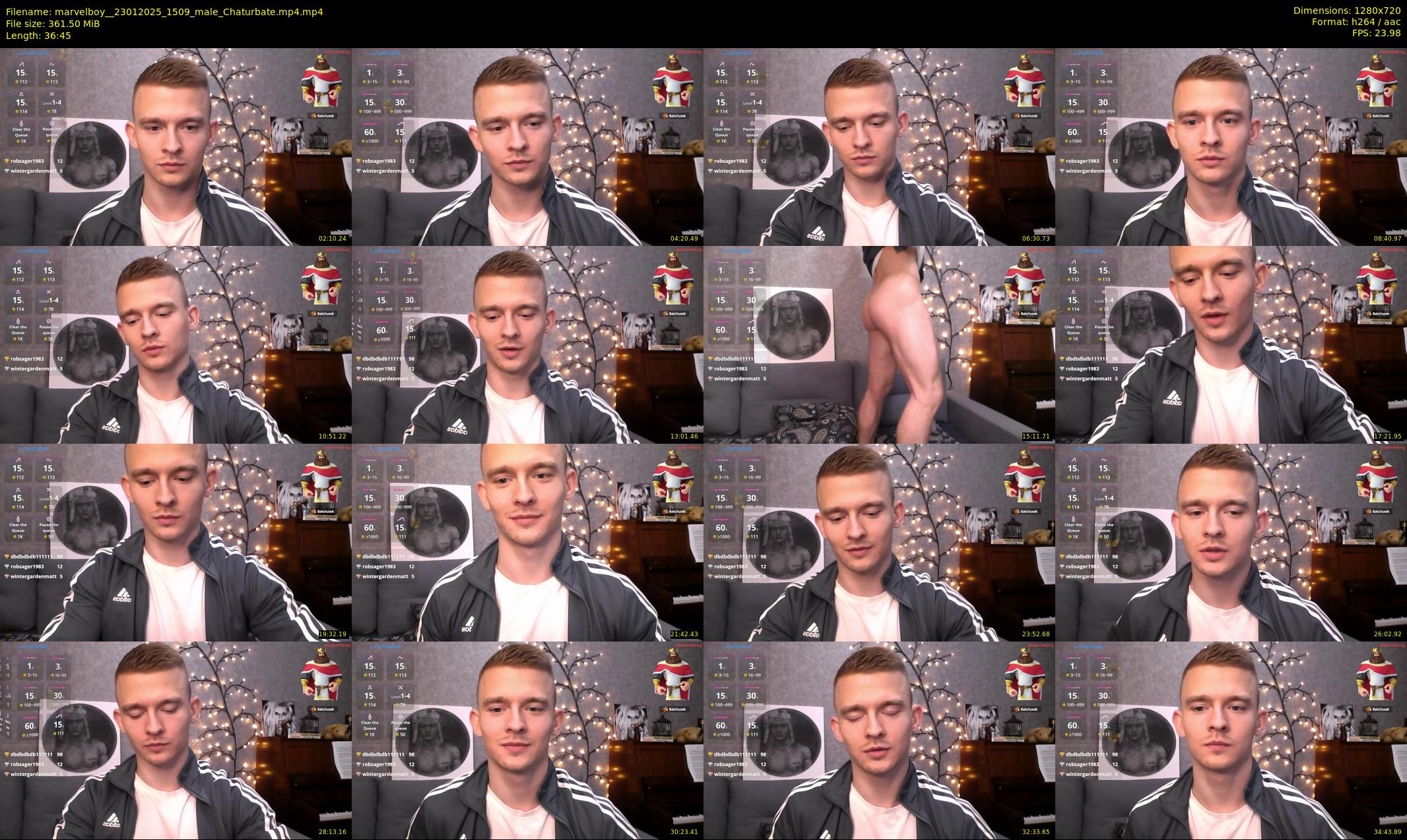 marvelboy_ — 37 minute Chaturbate male cam show recording, 720p, Jan 23, 2025