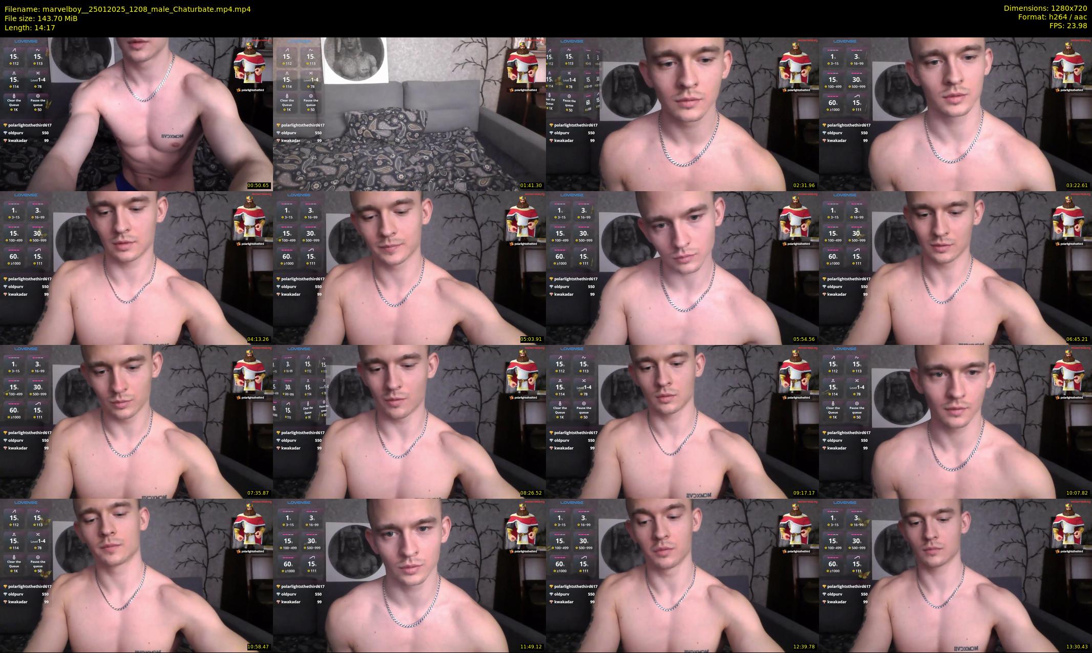 marvelboy_ — 15 minute Chaturbate male cam show recording, 720p, Jan 25, 2025