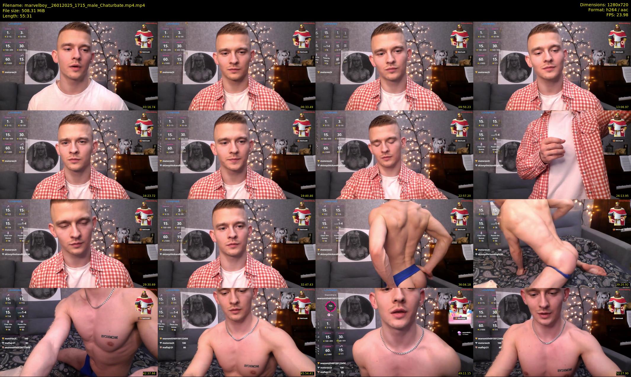 marvelboy_ — 56 minute Chaturbate male cam show recording, 720p, Jan 26, 2025