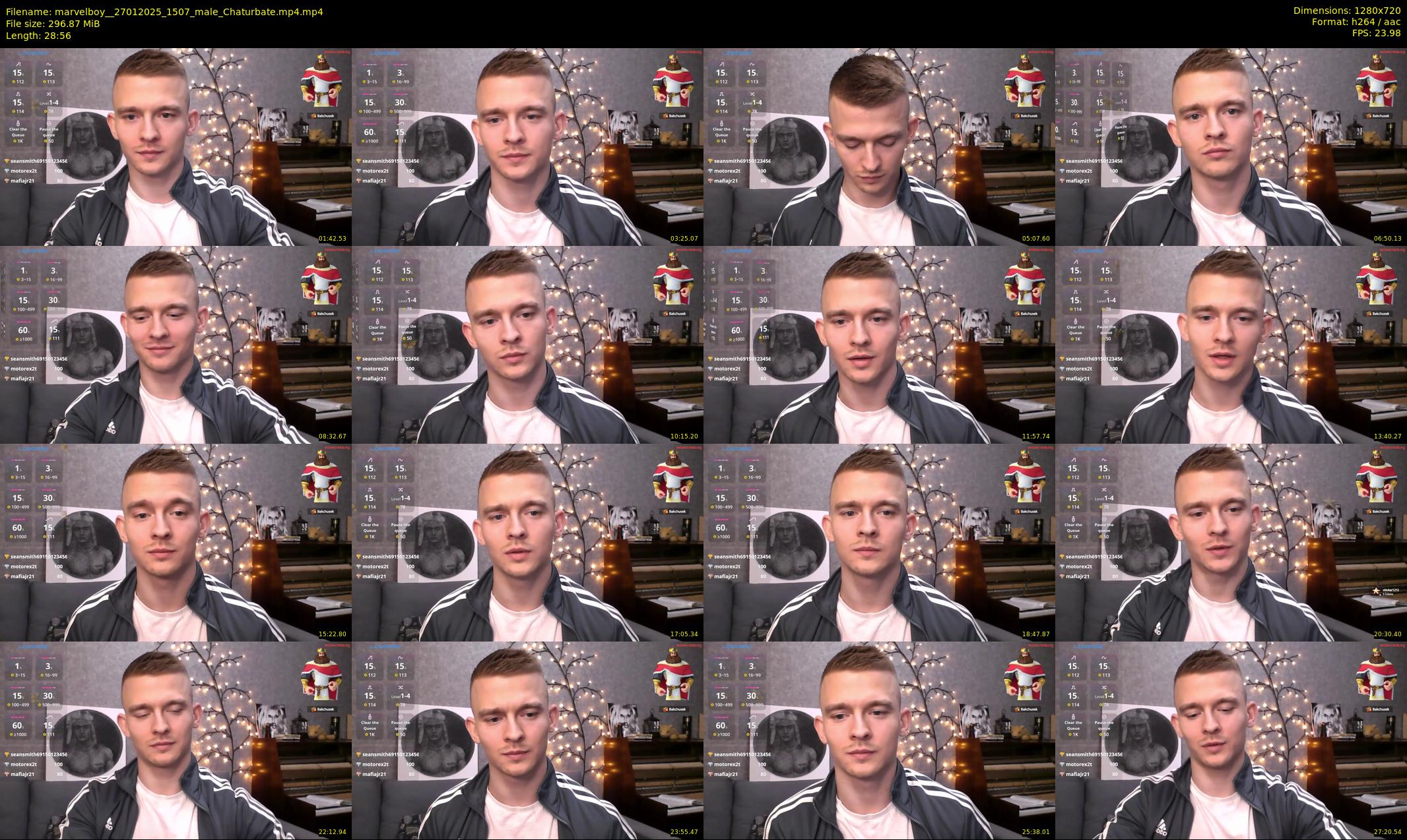 marvelboy_ — 29 minute Chaturbate male cam show recording, 720p, Jan 27, 2025