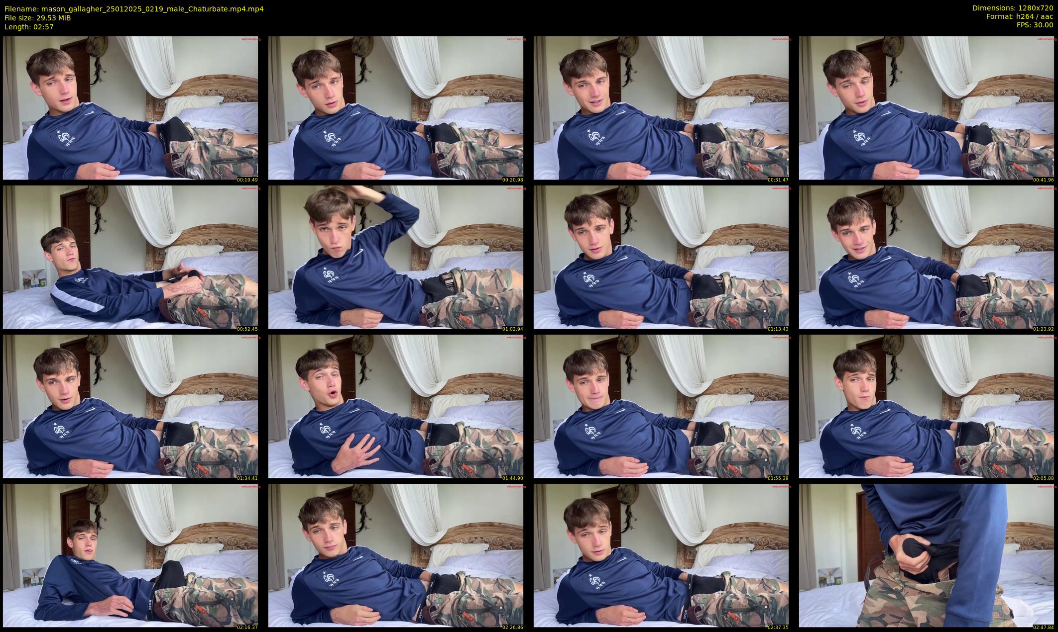 mason_gallagher — 3 minute Chaturbate male cam show recording, 720p, Jan 25, 2025