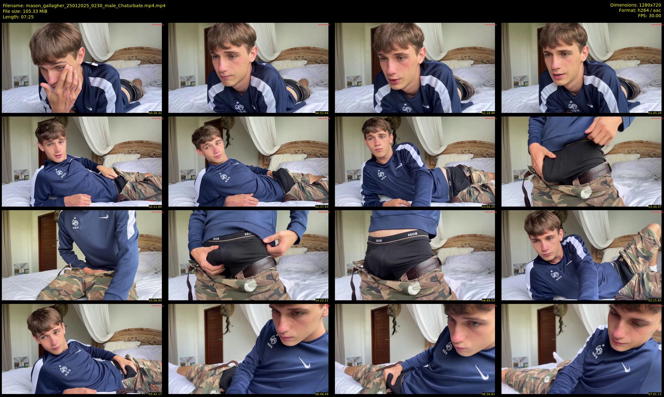 mason_gallagher — 8 minute Chaturbate male cam show recording, 720p, Jan 25, 2025