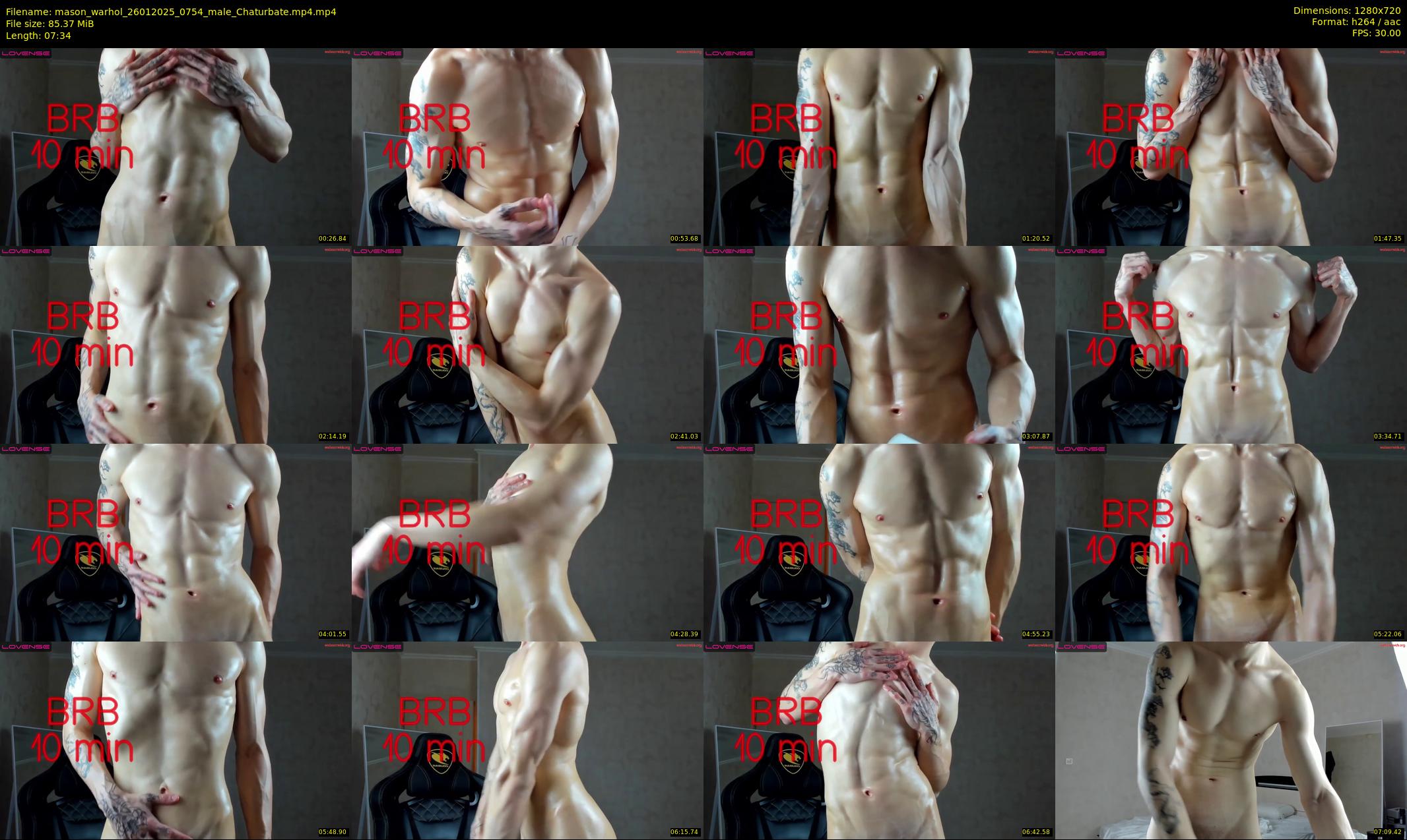 mason_warhol — 8 minute Chaturbate male cam show recording, 720p, Jan 26, 2025