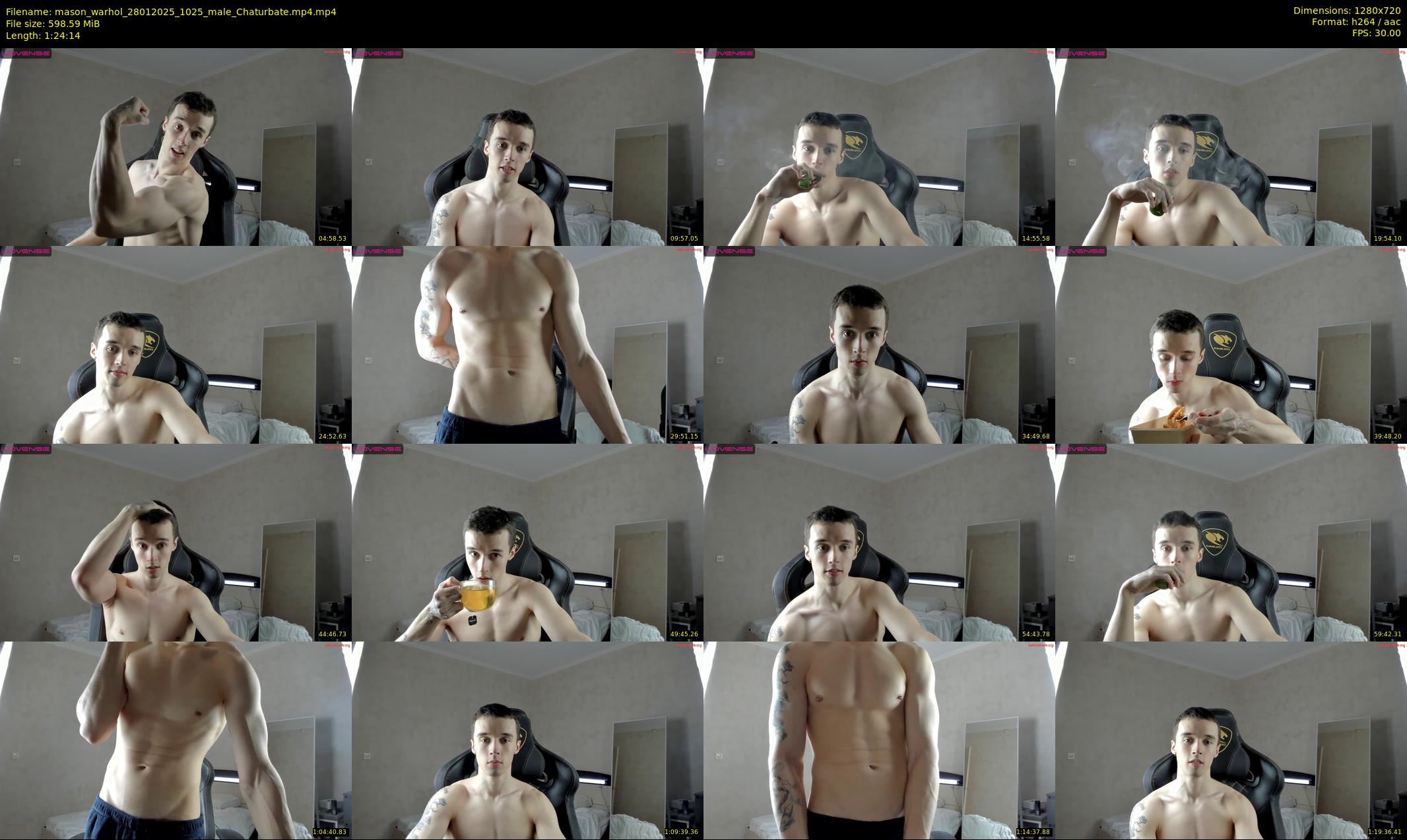 mason_warhol — 85 minute Chaturbate male cam show recording, 720p, Jan 28, 2025