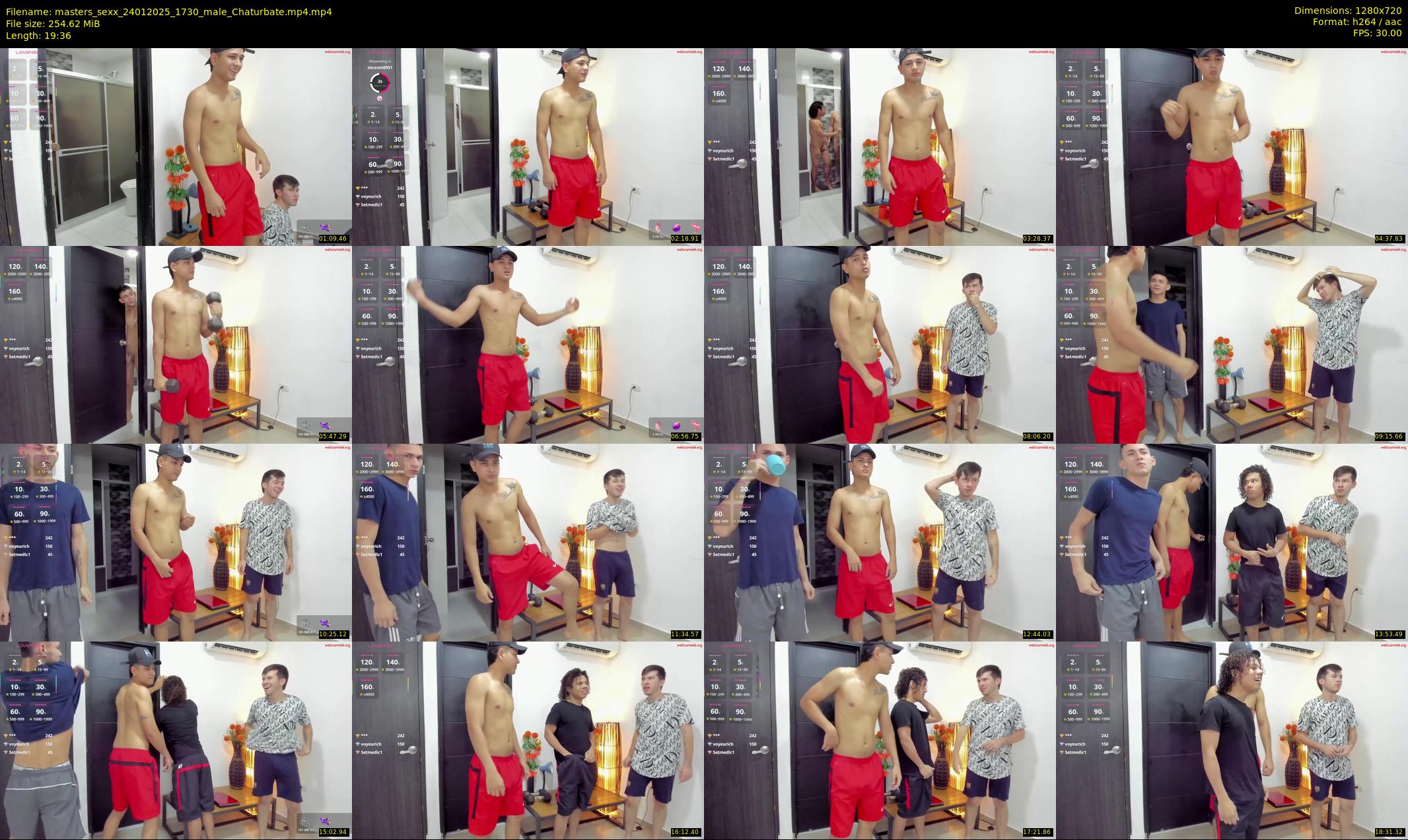 masters_sexx — 20 minute Chaturbate male cam show recording, 720p, Jan 24, 2025