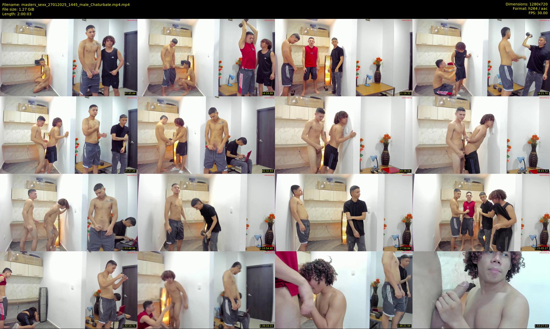 masters_sexx — 121 minute Chaturbate male cam show recording, 720p, Jan 27, 2025