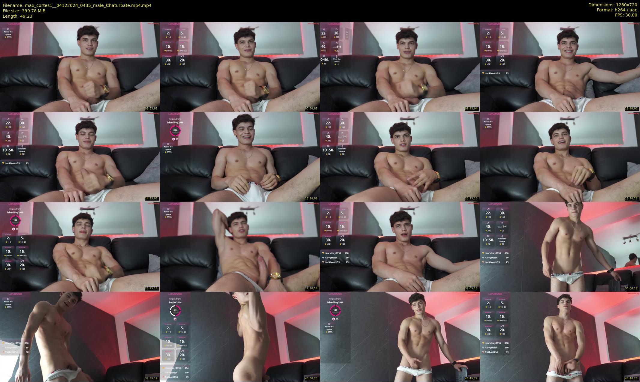 max_cortes1_ — 50 minute Chaturbate male cam show recording, 720p, Dec 4, 2024