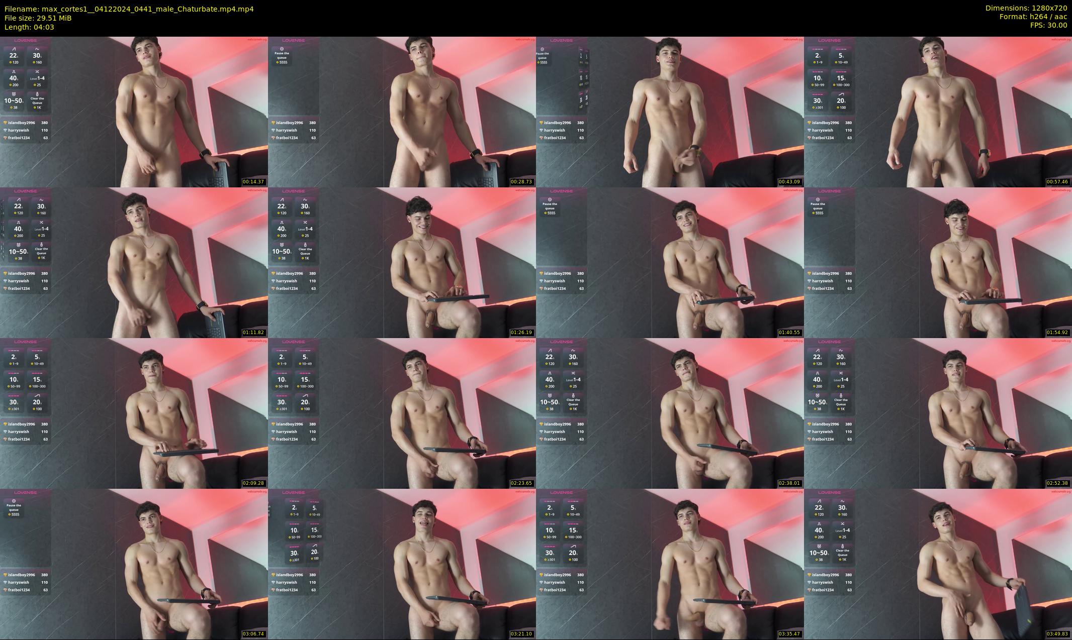 max_cortes1_ — 5 minute Chaturbate male cam show recording, 720p, Dec 4, 2024