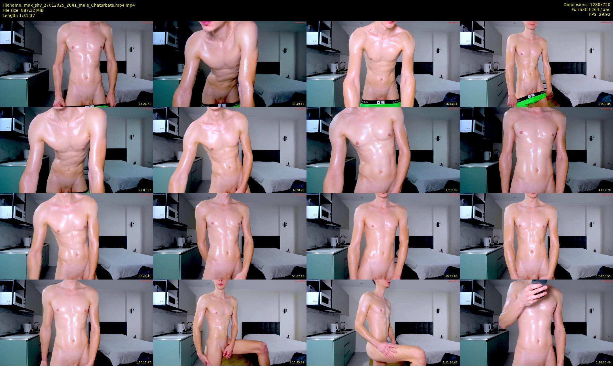 max_shy — 92 minute Chaturbate male cam show recording, 720p, Jan 27, 2025