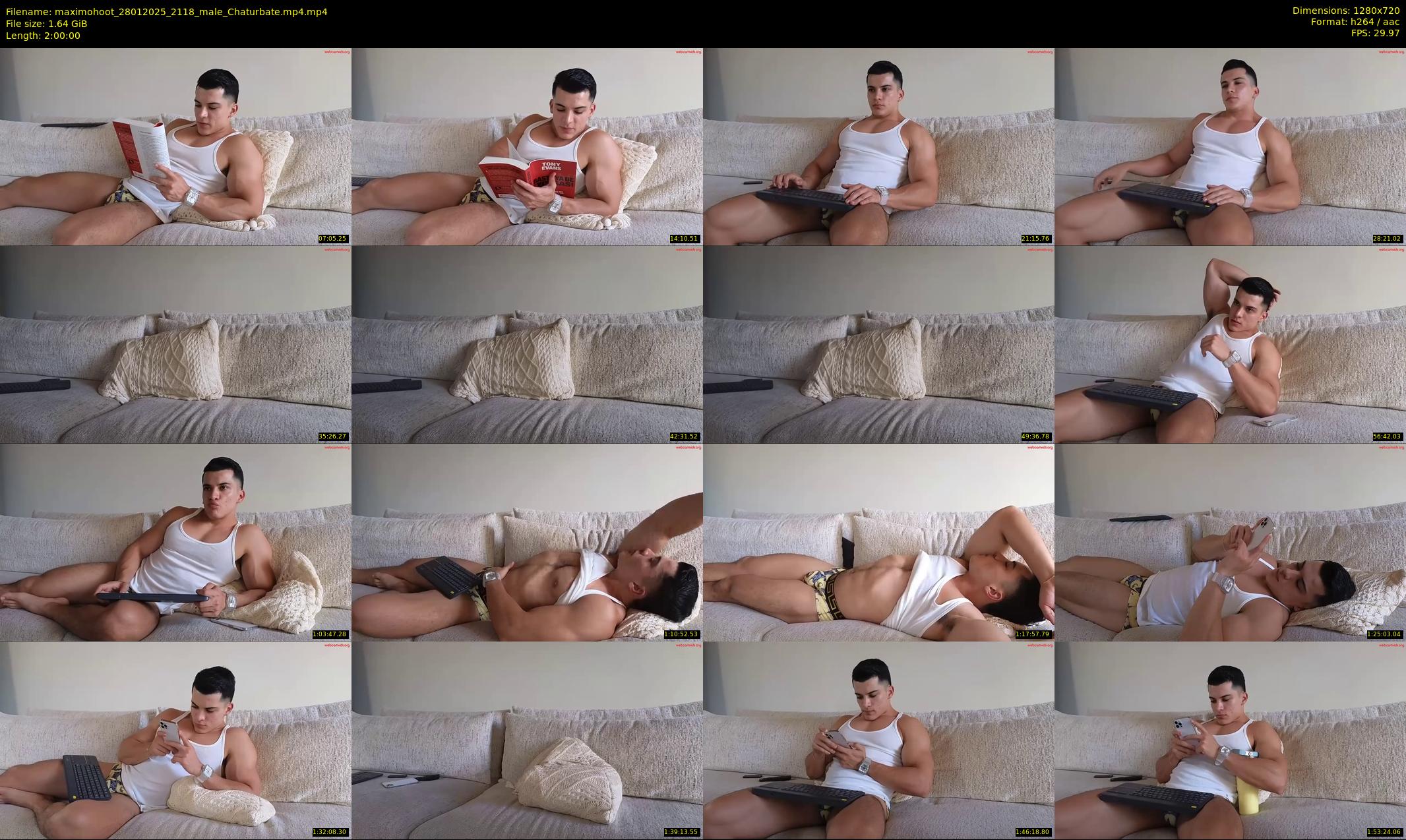 maximohoot — 120 minute Chaturbate male cam show recording, 720p, Jan 28, 2025
