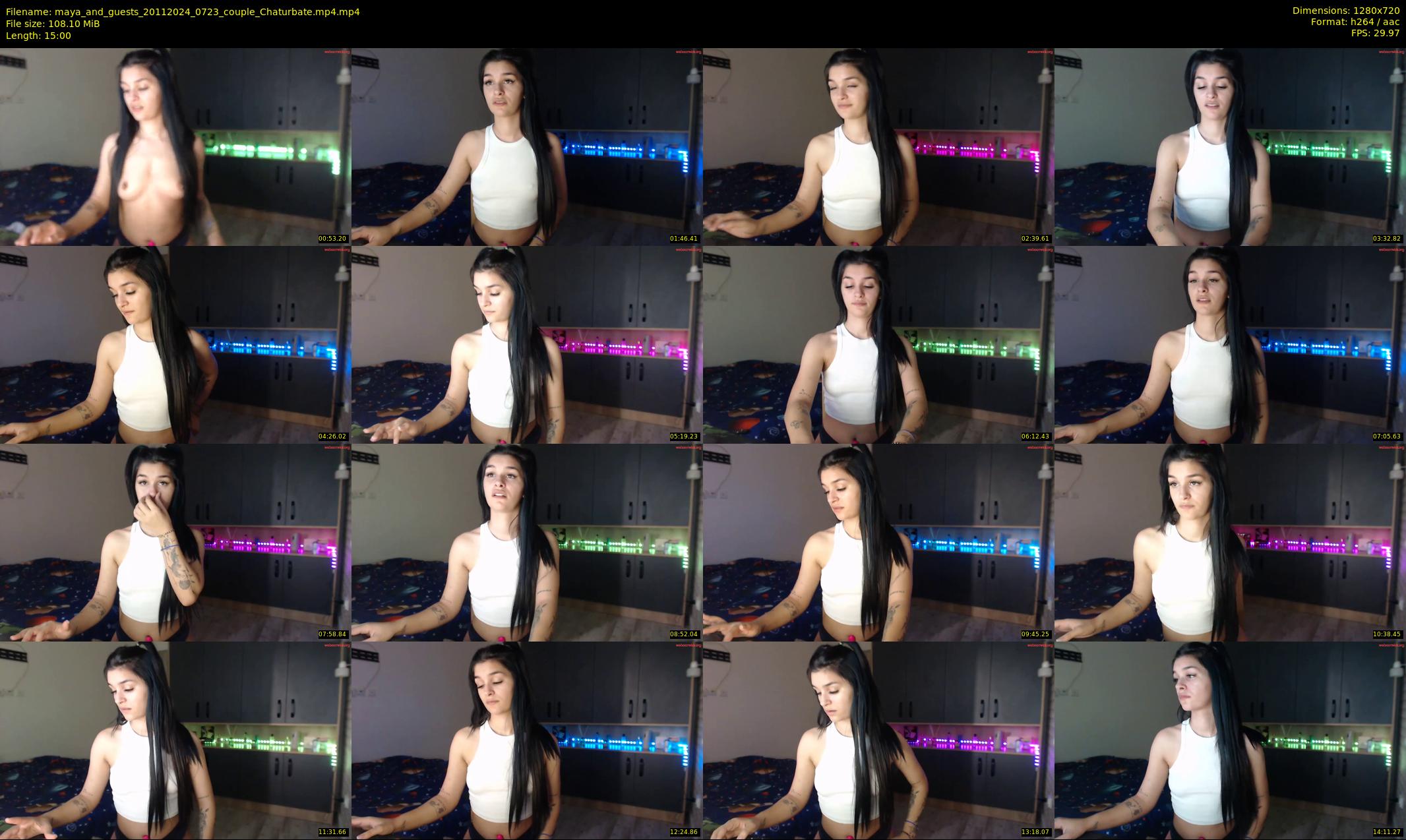 maya_and_guests — 15 minute Chaturbate couple cam show recording, 720p, Nov 20, 2024