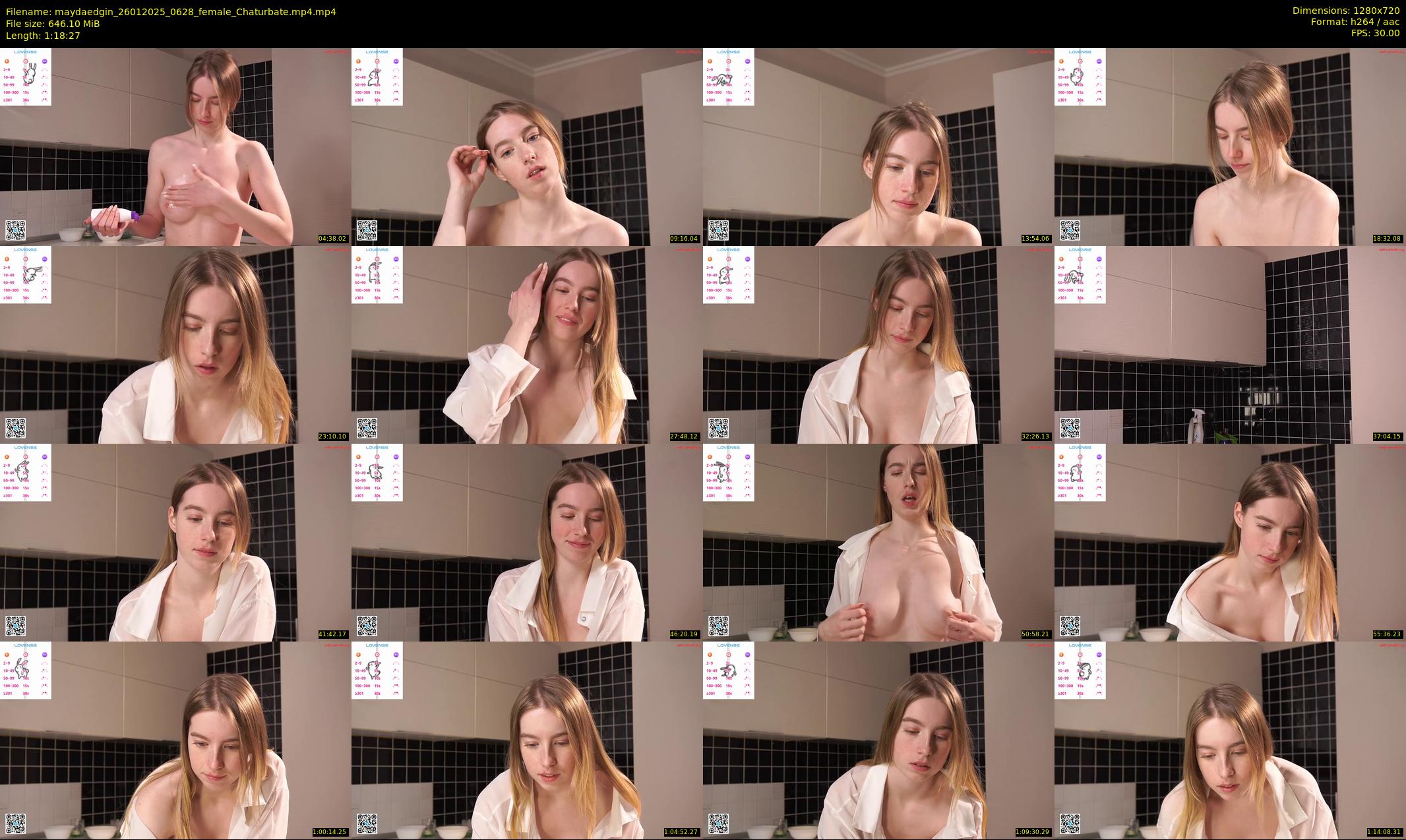 maydaedgin — 79 minute Chaturbate female cam show recording, 720p, Jan 26, 2025