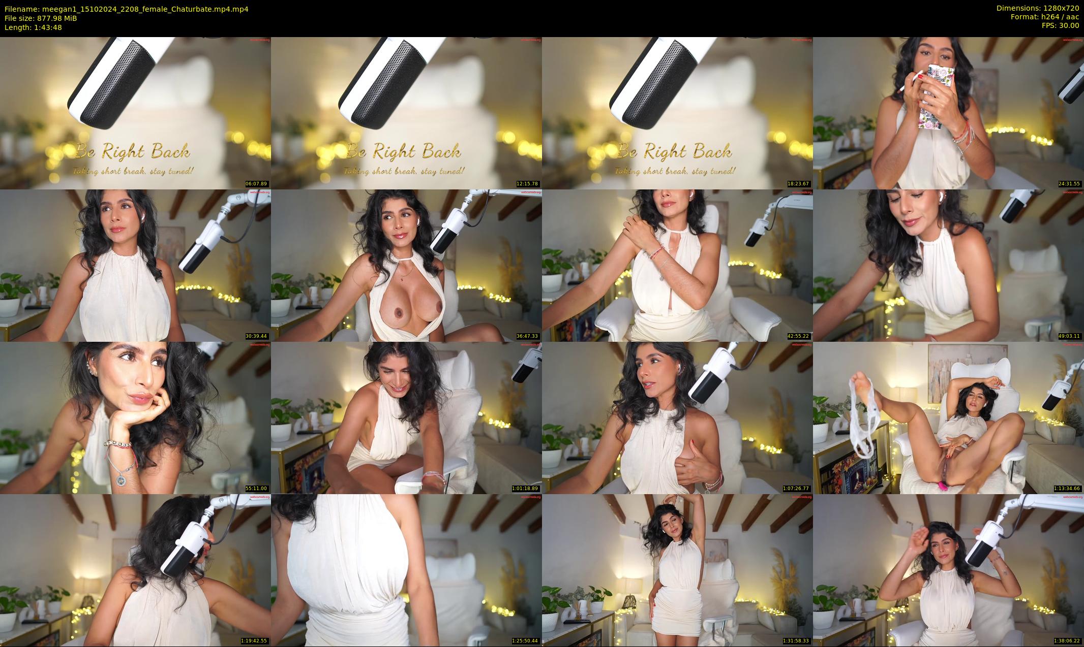 meegan1 — 104 minute Chaturbate female cam show recording, 720p, Oct 15, 2024