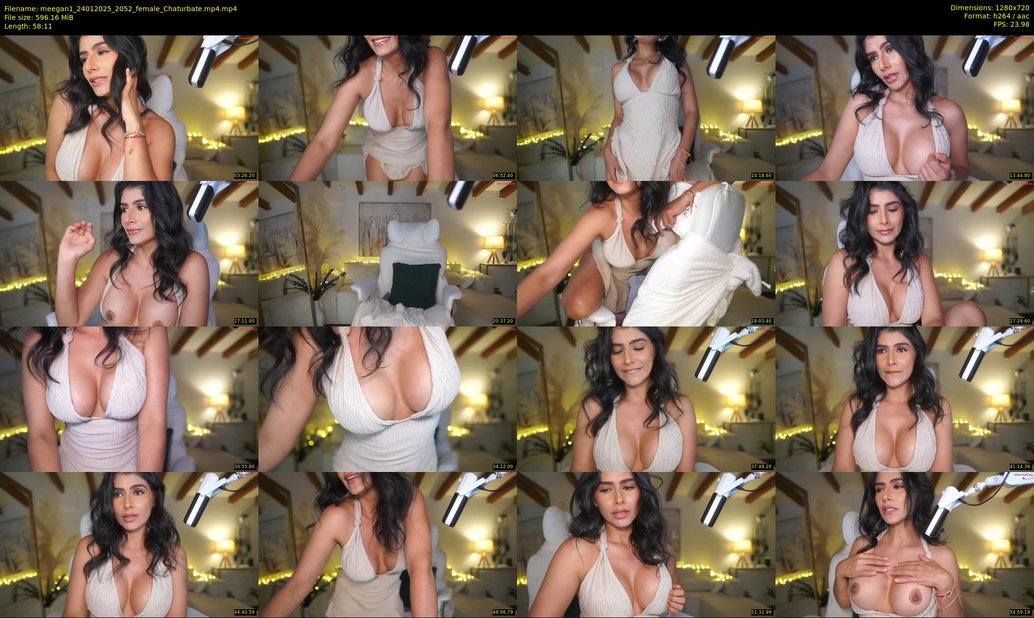 meegan1 — 59 minute Chaturbate female cam show recording, 720p, Jan 24, 2025