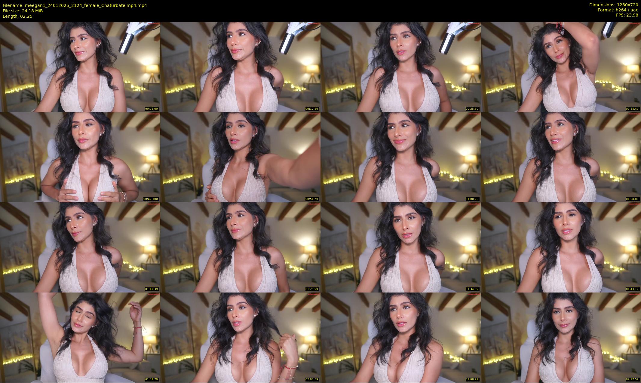 meegan1 — 3 minute Chaturbate female cam show recording, 720p, Jan 24, 2025
