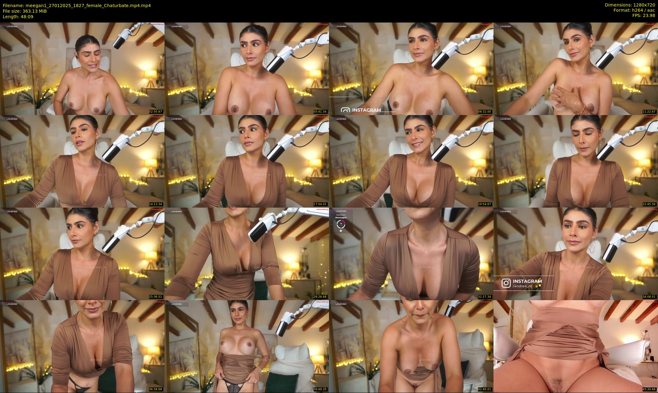 meegan1 — 49 minute Chaturbate female cam show recording, 720p, Jan 27, 2025