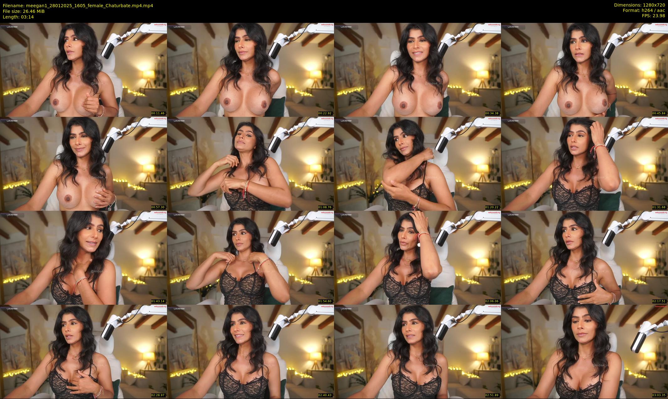 meegan1 — 4 minute Chaturbate female cam show recording, 720p, Jan 28, 2025