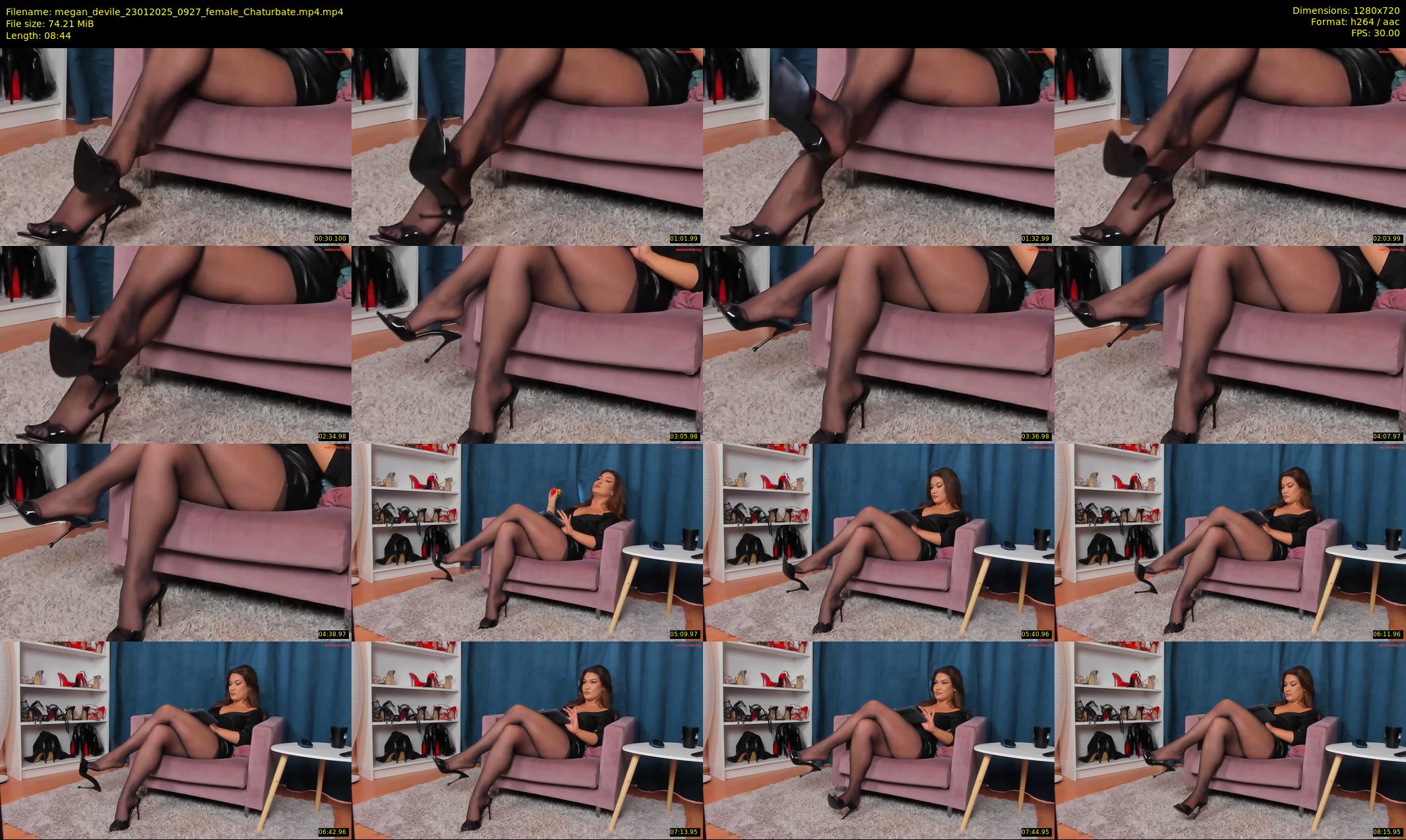 megan_devile — 9 minute Chaturbate female cam show recording, 720p, Jan 23, 2025