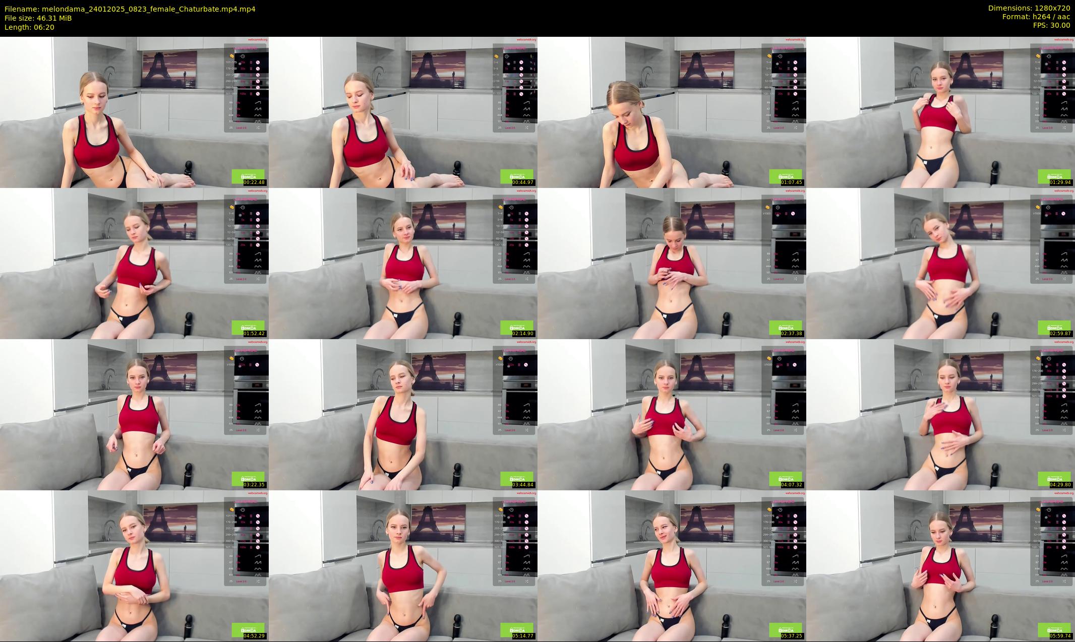 melondama — 7 minute Chaturbate female cam show recording, 720p, Jan 24, 2025