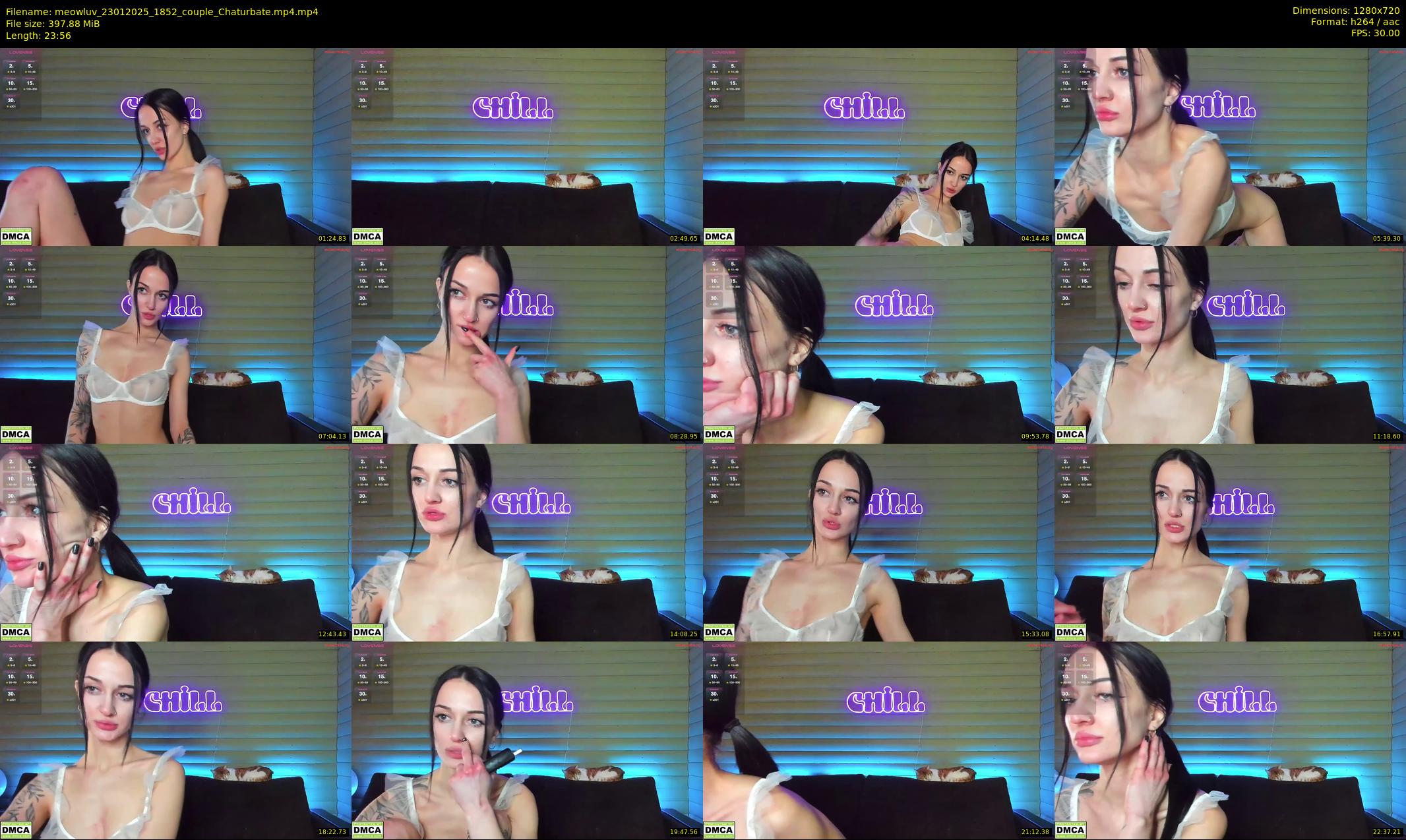 meowluv — 24 minute Chaturbate couple cam show recording, 720p, Jan 23, 2025