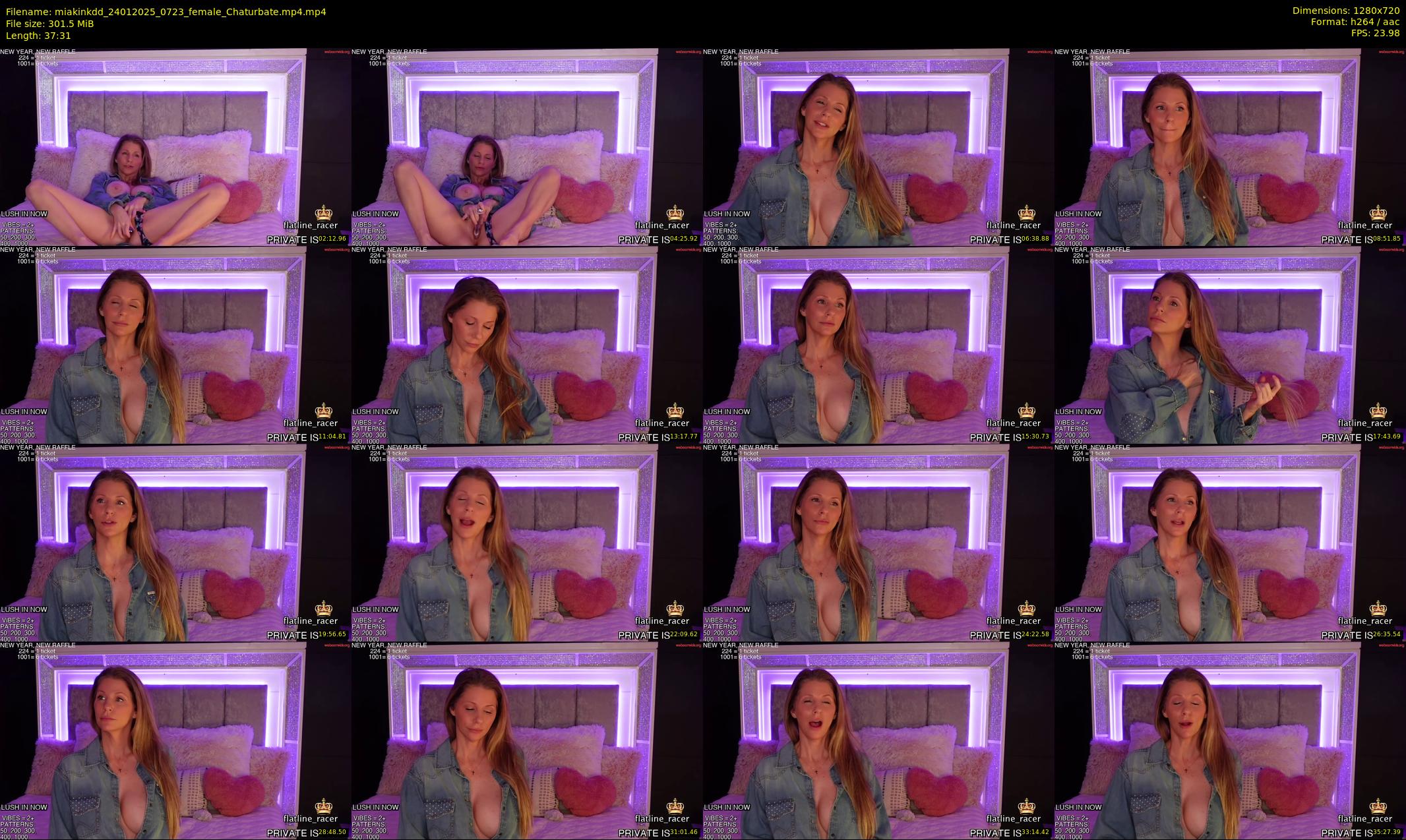 miakinkdd — 38 minute Chaturbate female cam show recording, 720p, Jan 24, 2025