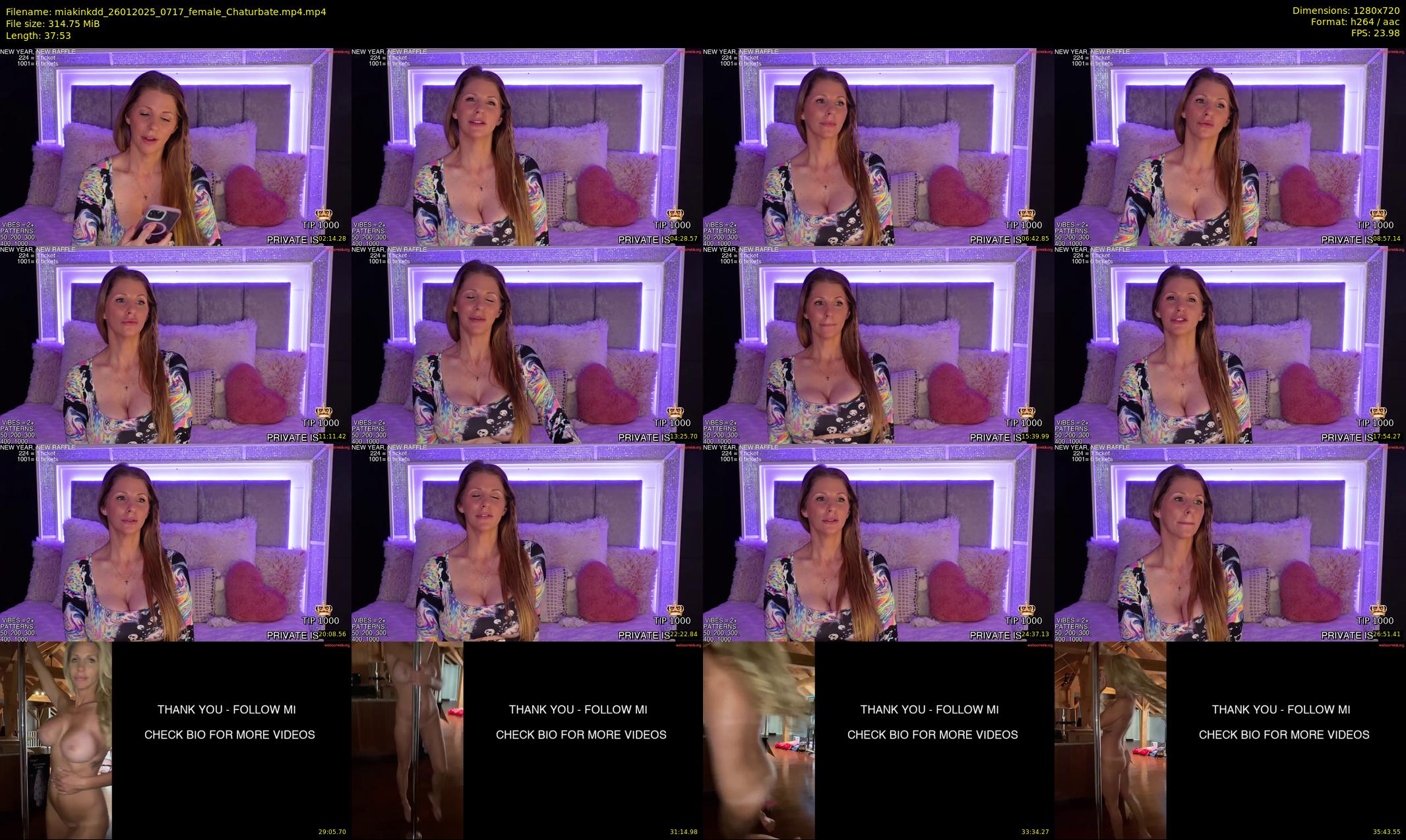 miakinkdd — 38 minute Chaturbate female cam show recording, 720p, Jan 26, 2025
