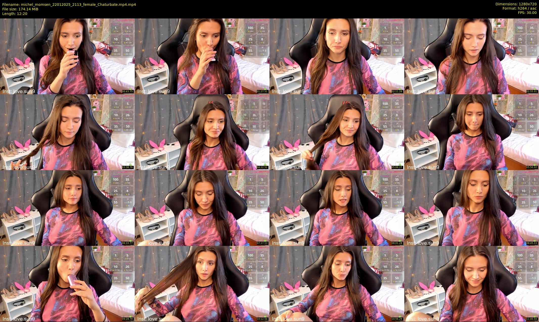 michel_momsen — 13 minute Chaturbate female cam show recording, 720p, Jan 22, 2025