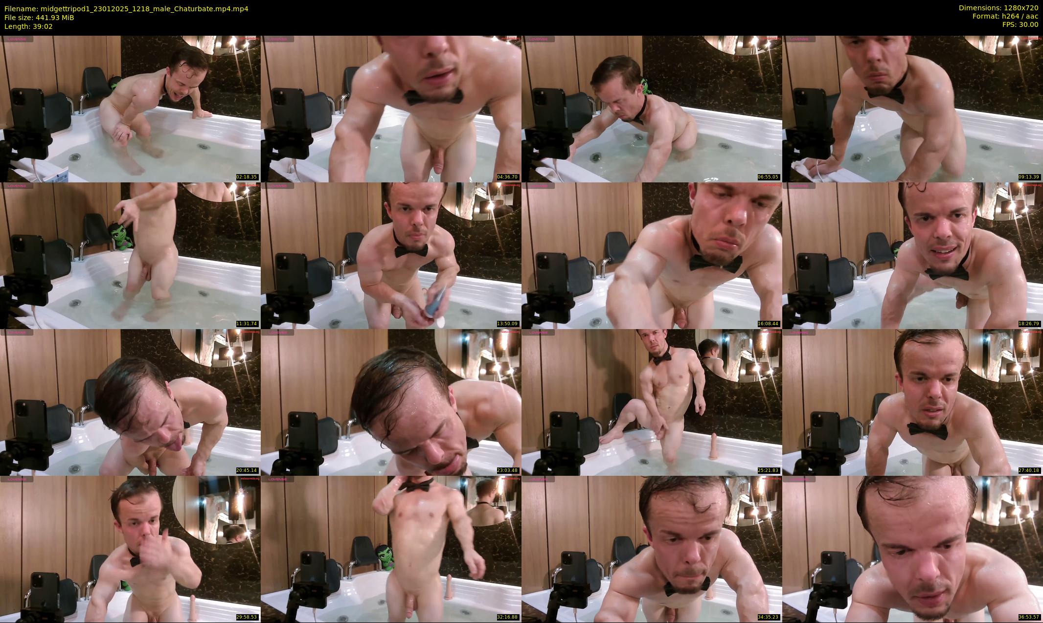 midgettripod1 — 40 minute Chaturbate male cam show recording, 720p, Jan 23, 2025